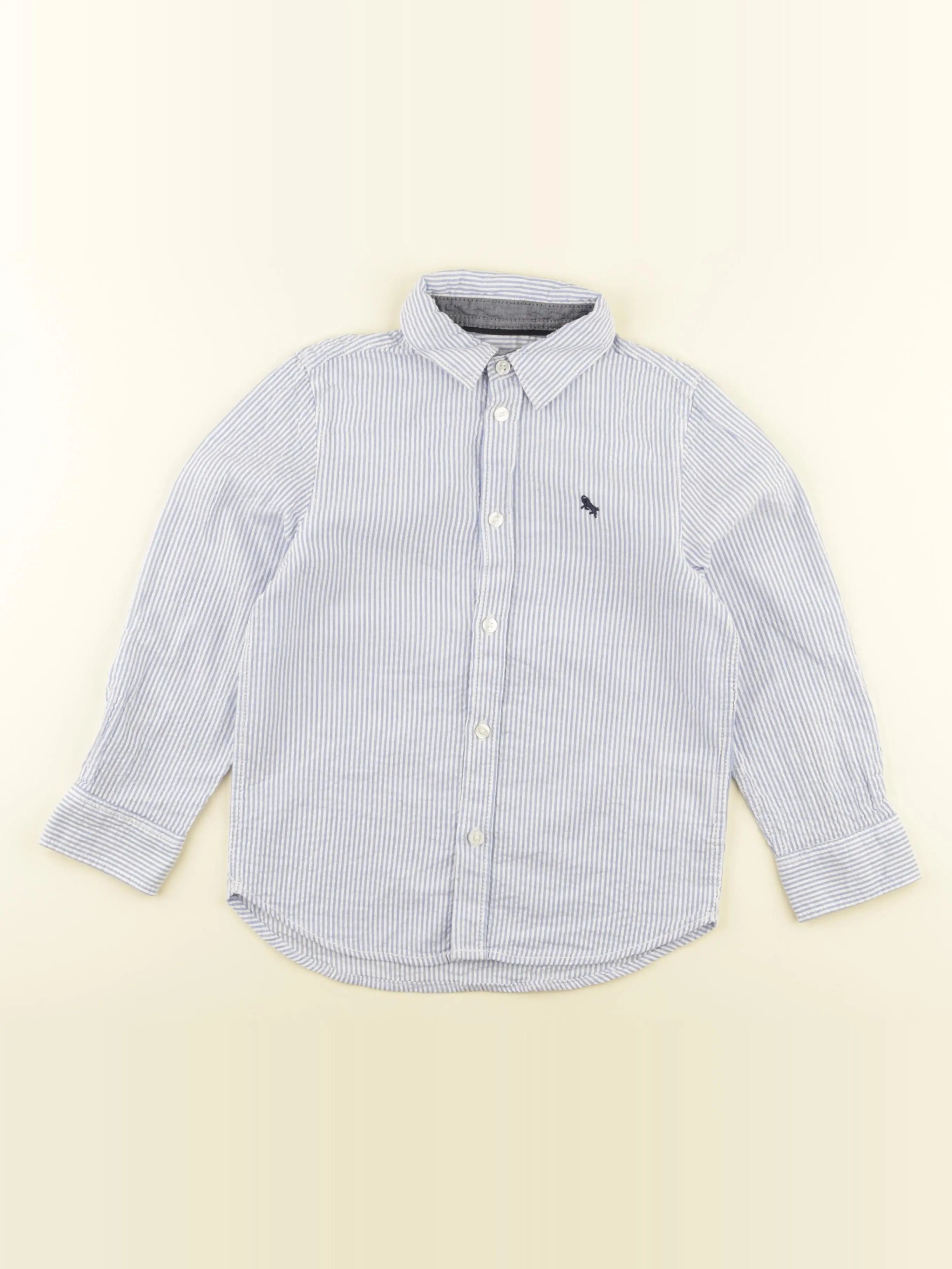 H&M - chemise bleu - 5/6 ans
