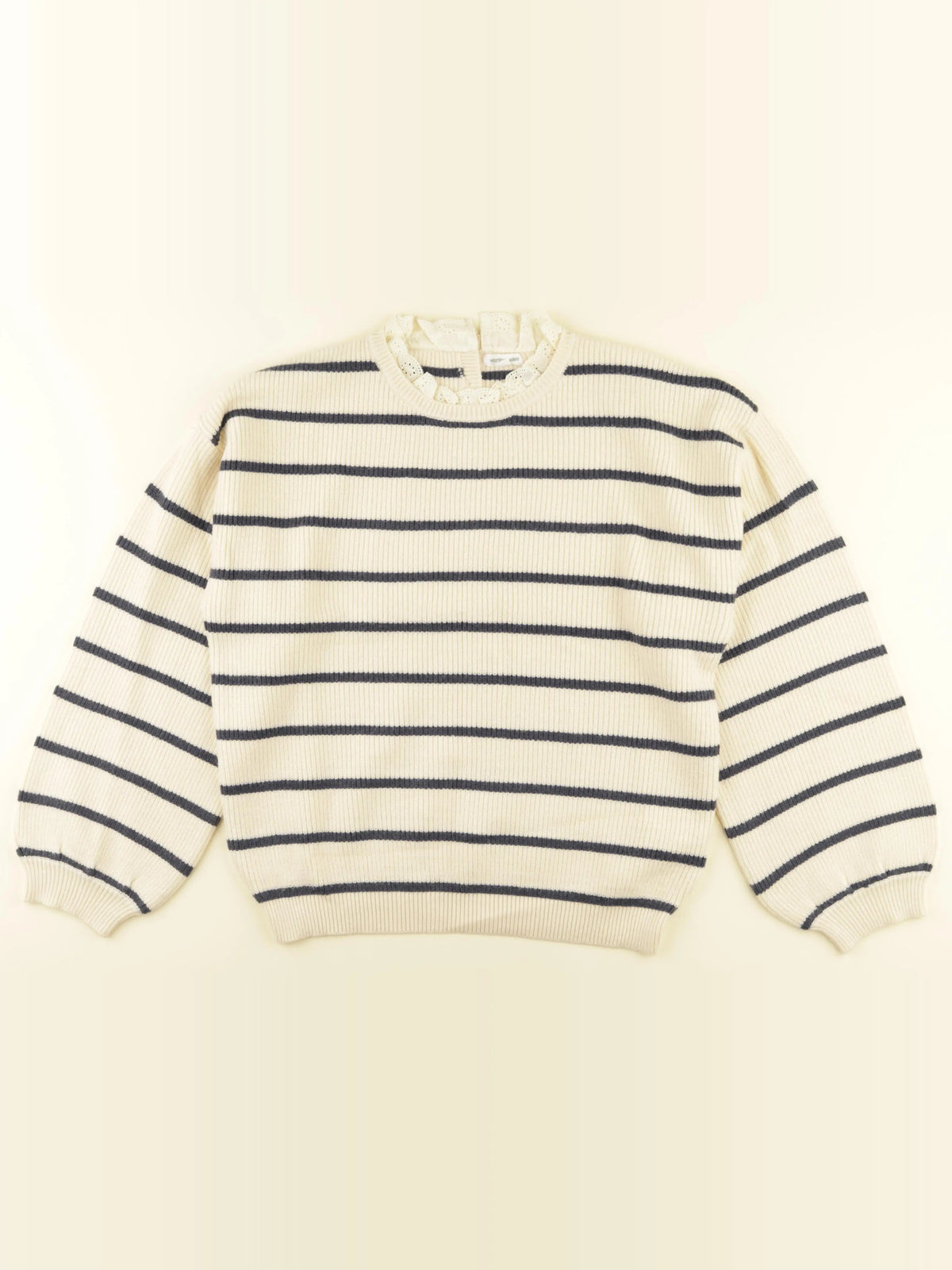 Vertbaudet - pull beige - 14 ans