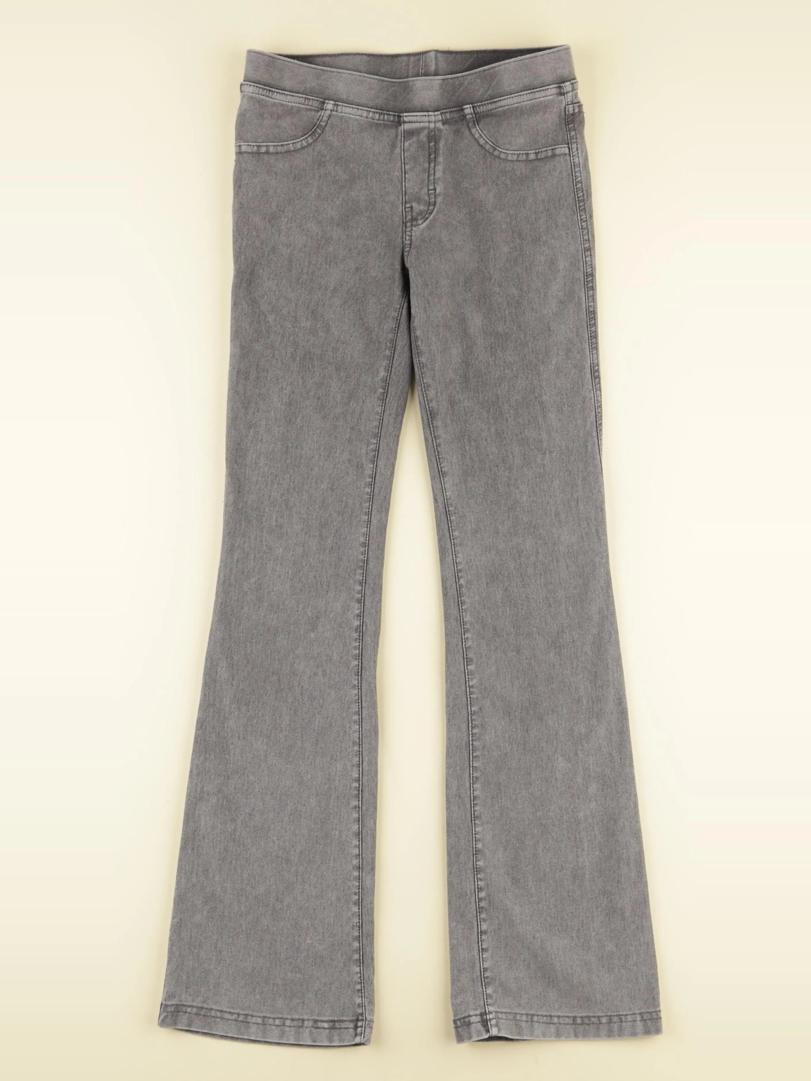 H&M - jegging gris - 9/10 ans