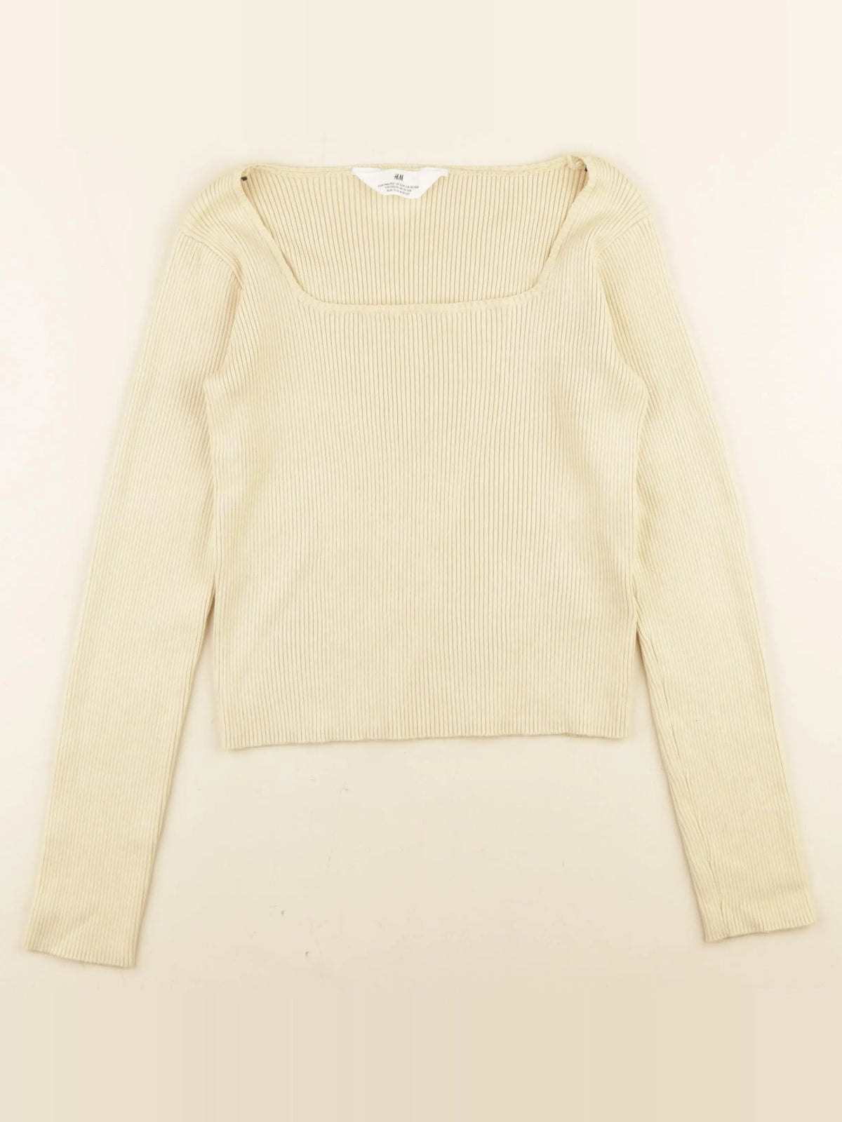 H&M - pull jaune - 10/12 ans