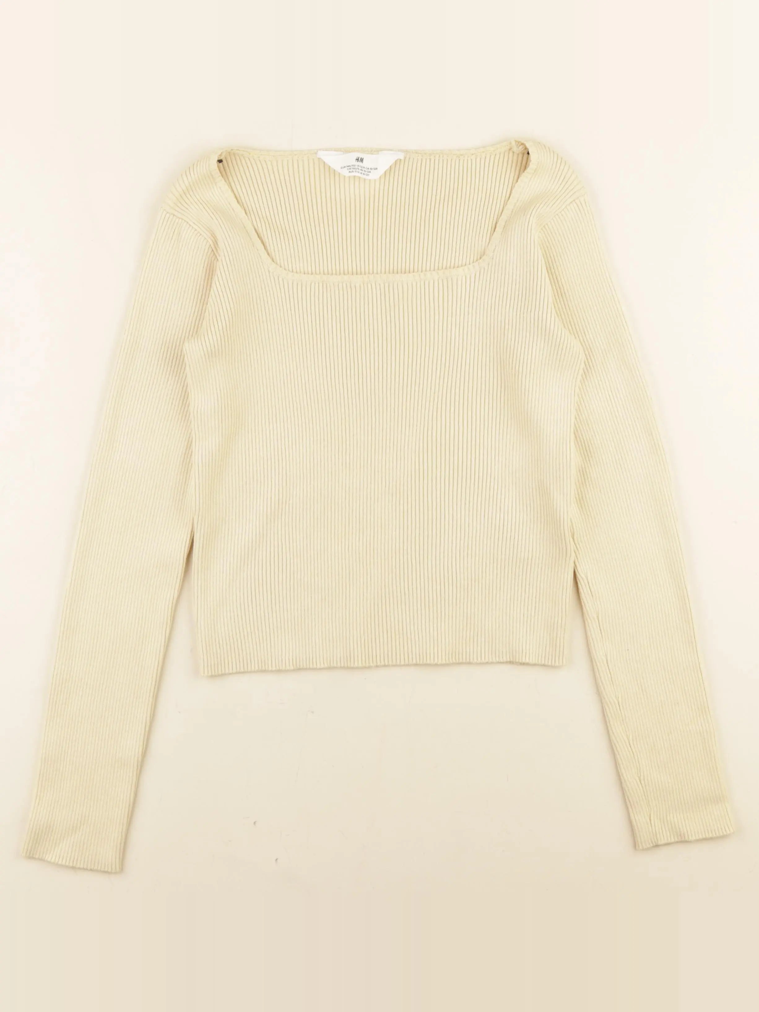 H&M - pull jaune - 10/12 ans