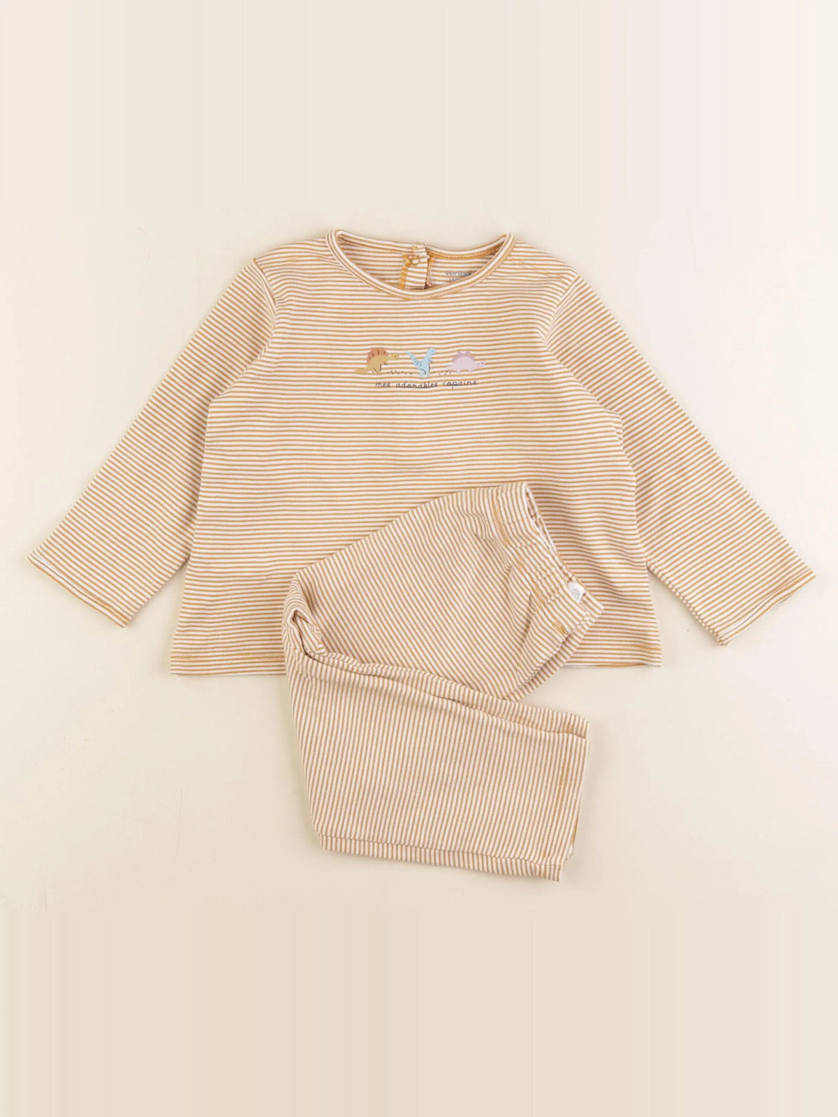 Vertbaudet - pyjama marron - 24 mois