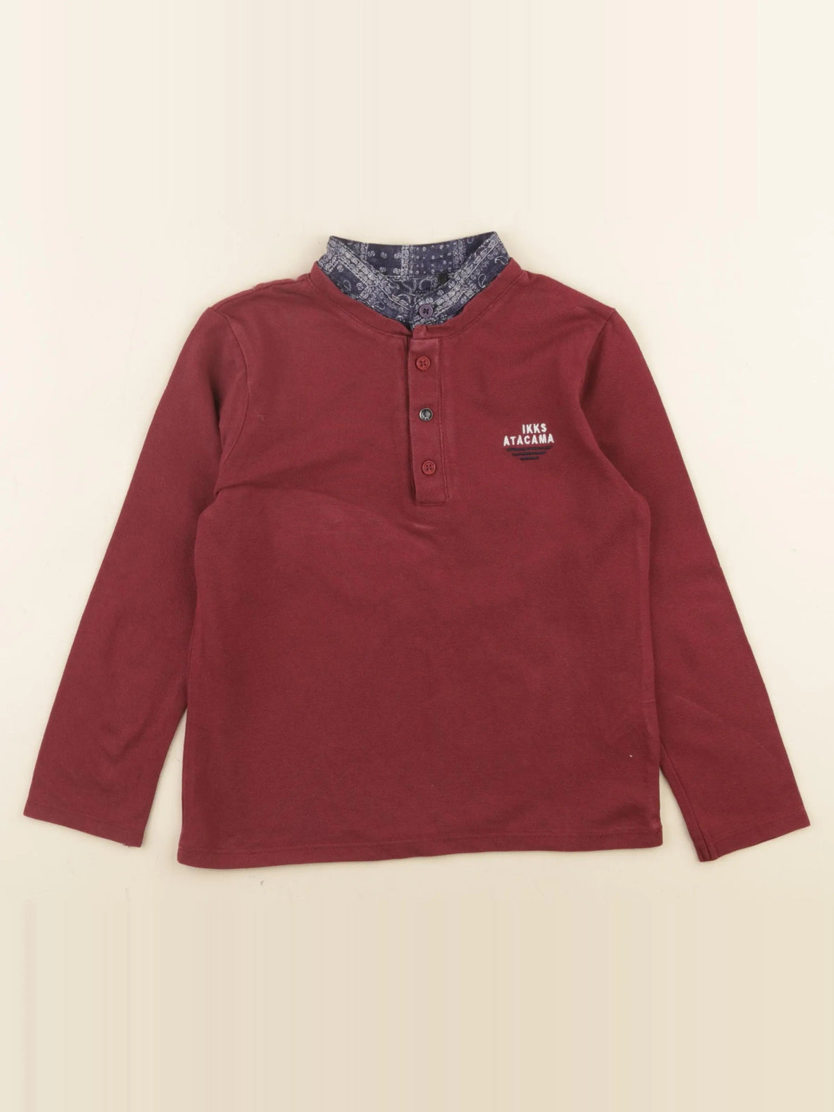 IKKS - polo rouge - 6 ans