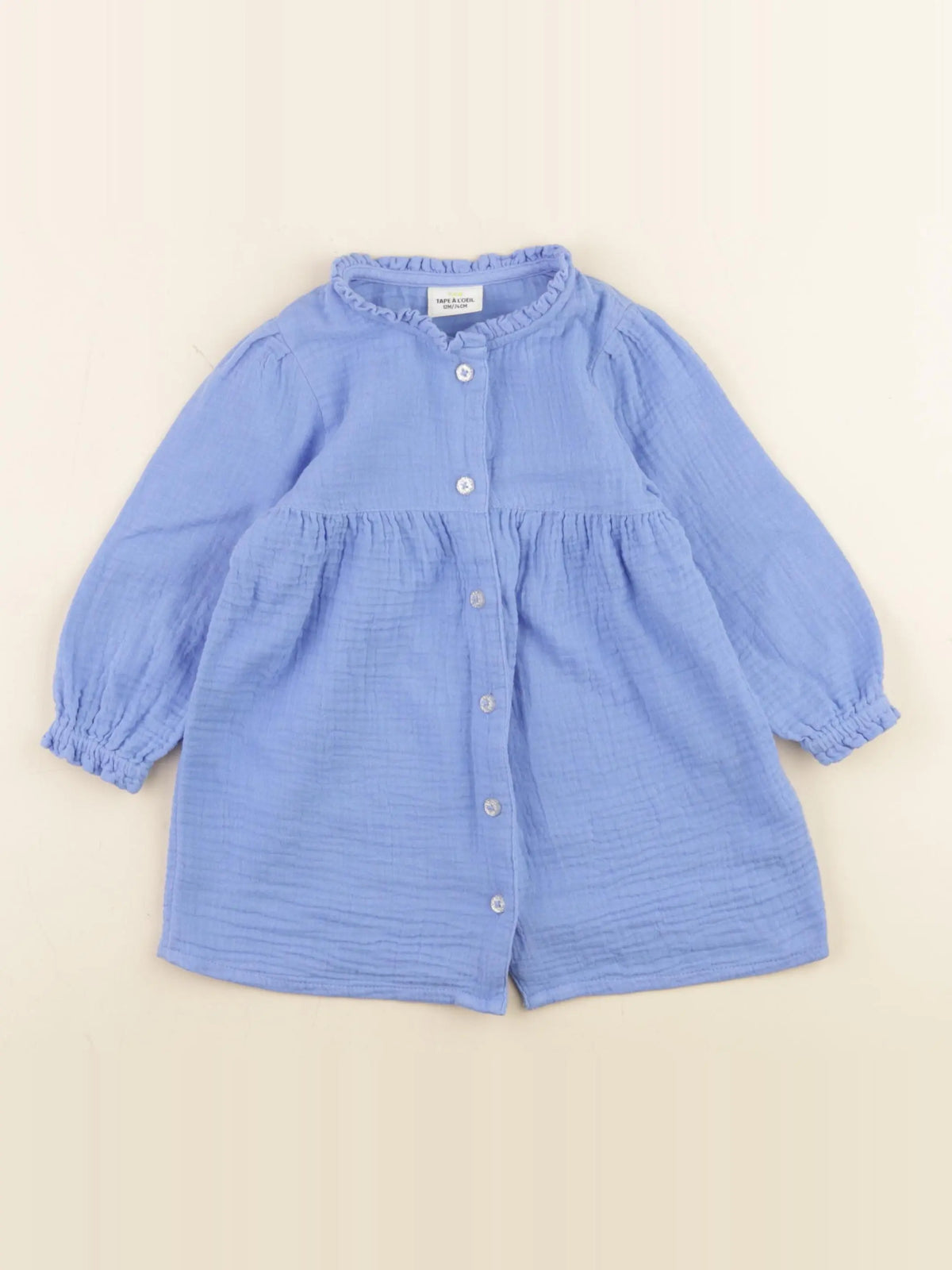 Tape à l'oeil - robe bleu - 12 mois