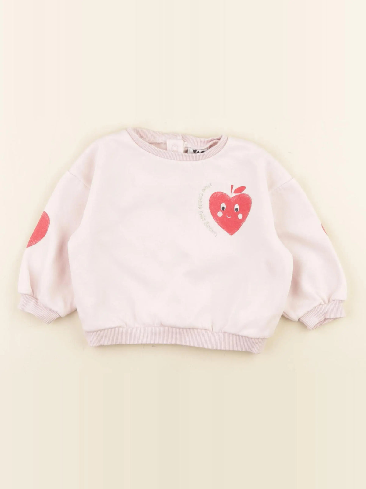 Tape à l'oeil - sweat rose - 12 mois