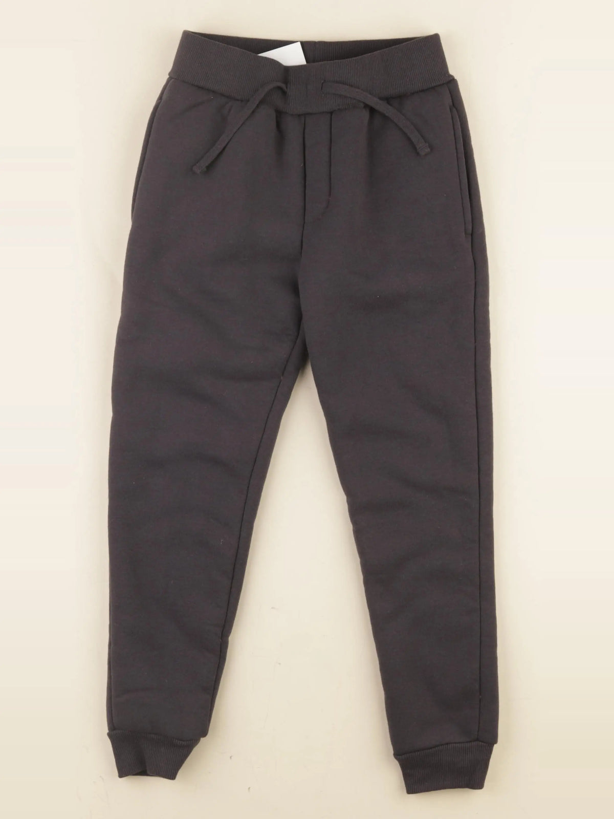 Vertbaudet - jogging doublé gris - 7 ans