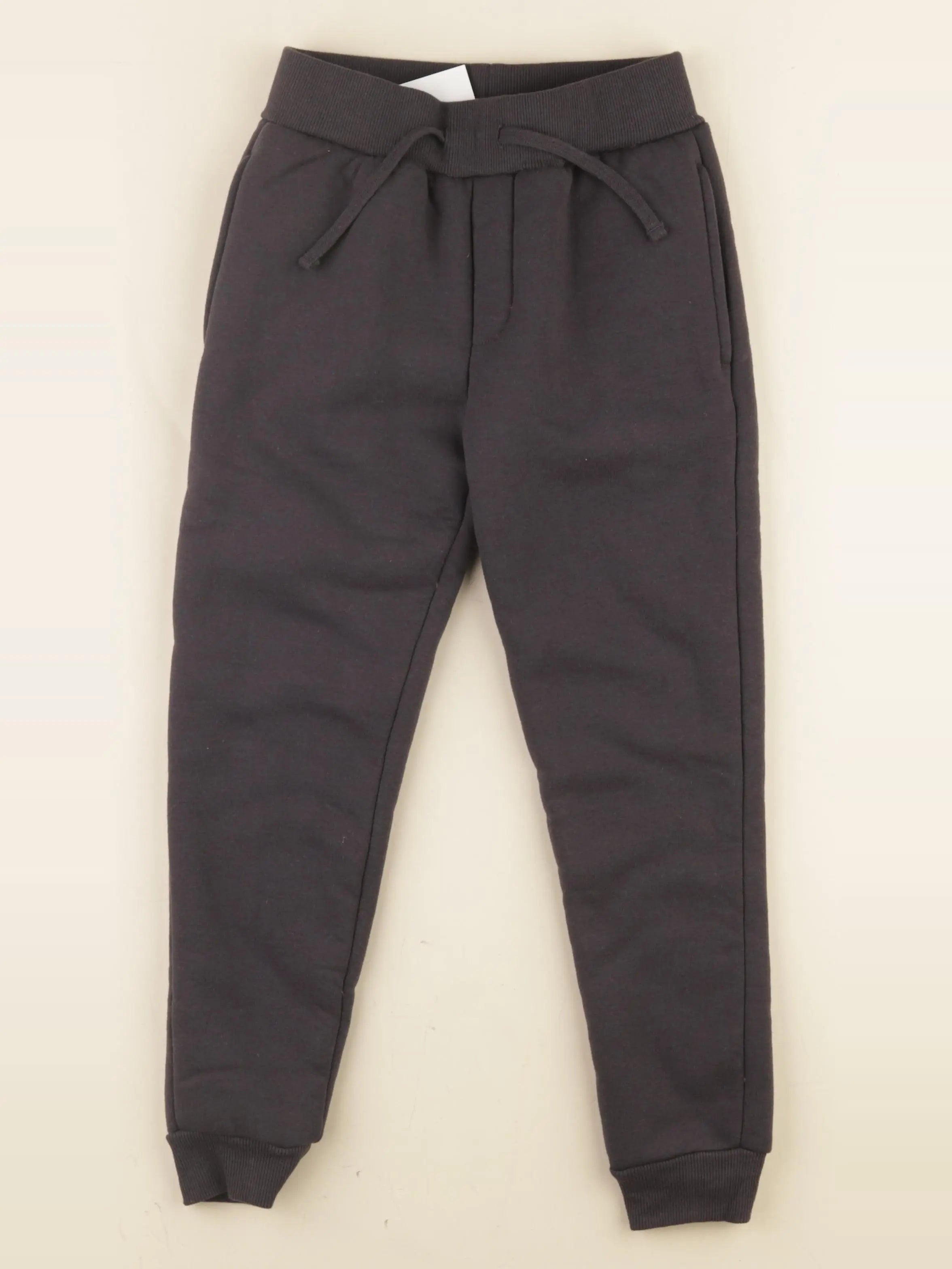 Vertbaudet - jogging doublé gris - 7 ans