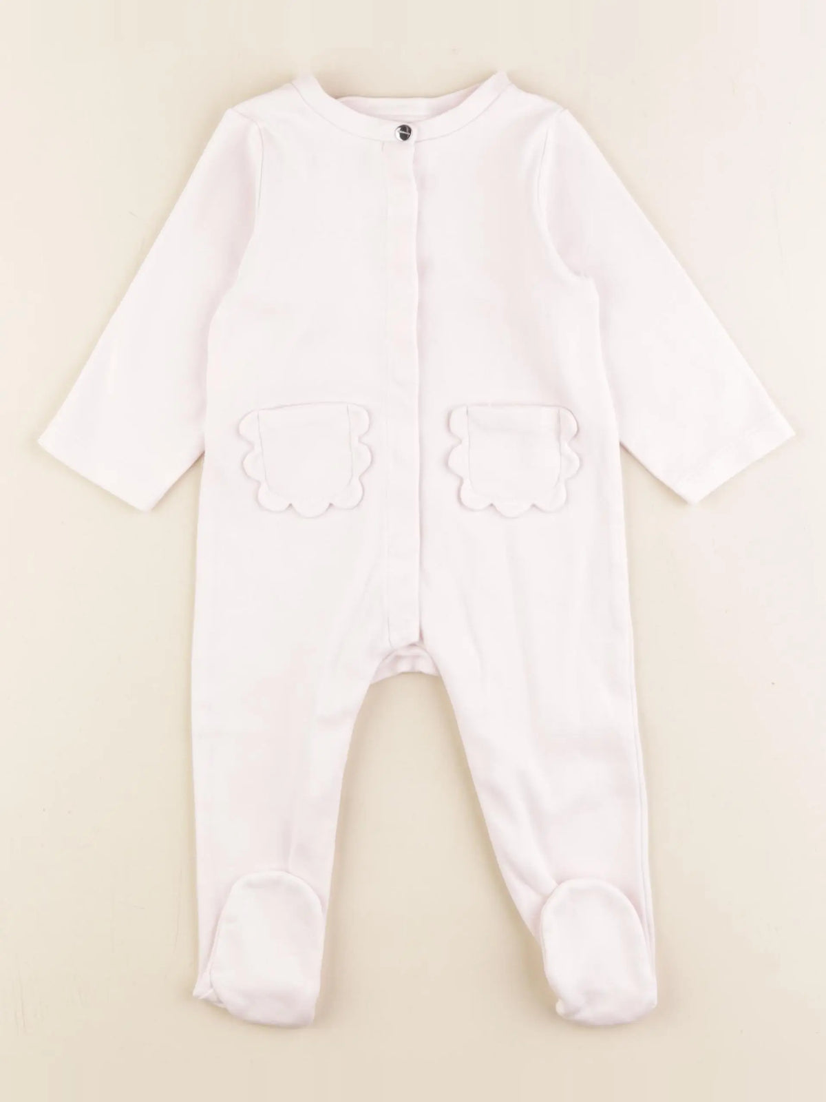 Jacadi - pyjama coton rose - 12 mois