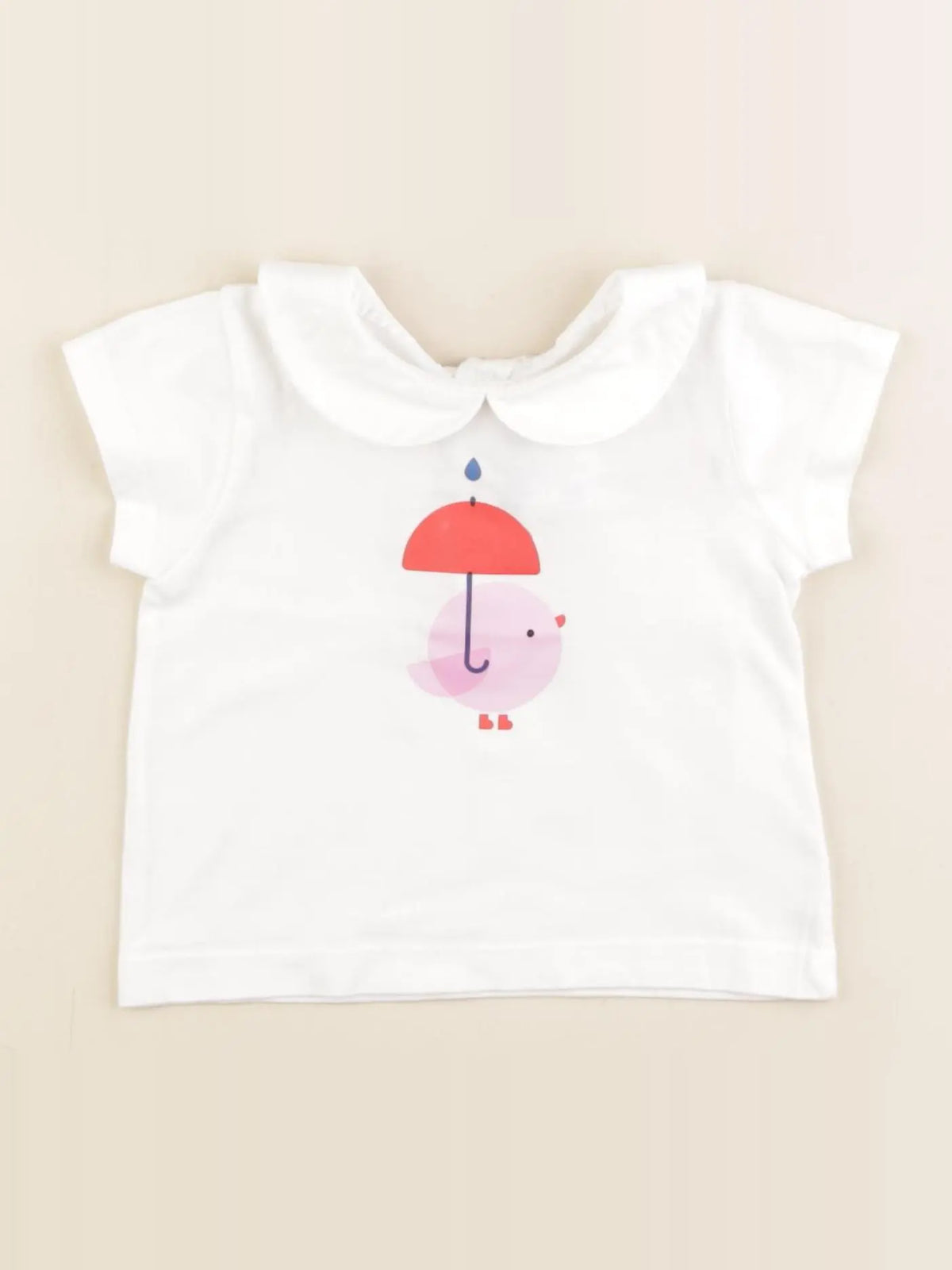 Jacadi - tee-shirt blanc - 12 mois