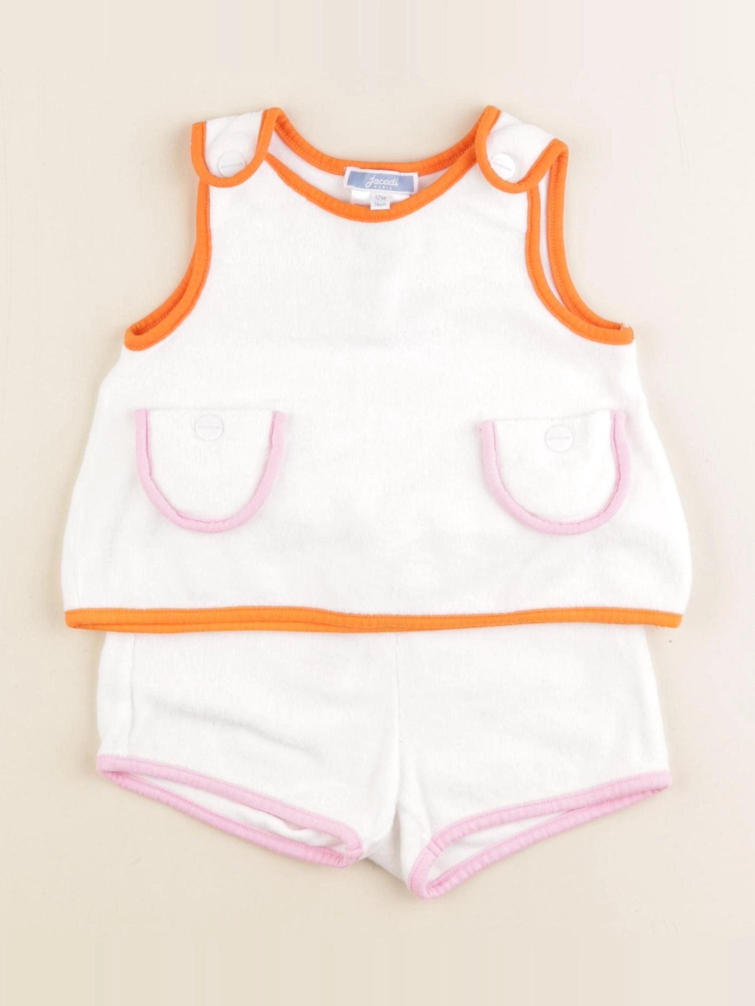 Jacadi - ensemble multicolore - 12 mois