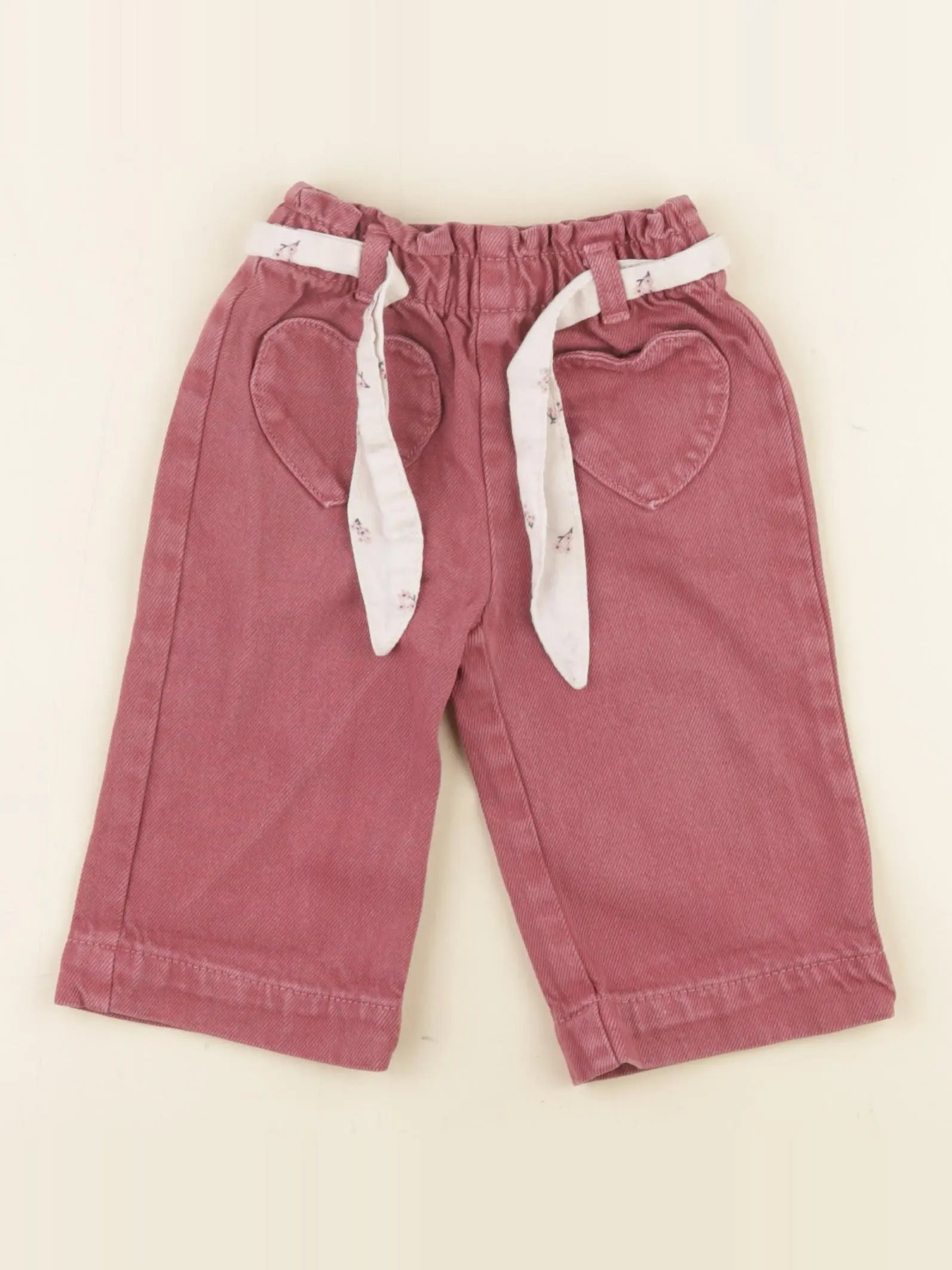 Vertbaudet - jean rose - 9 mois