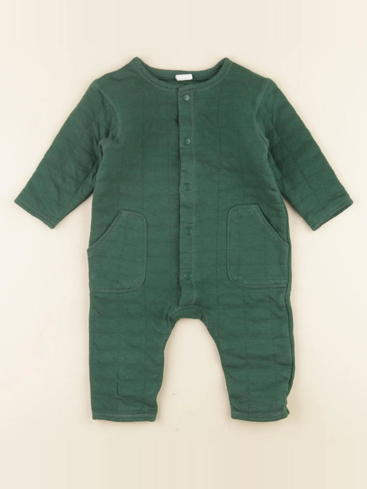 H&M - combinaison vert - 6/9 mois