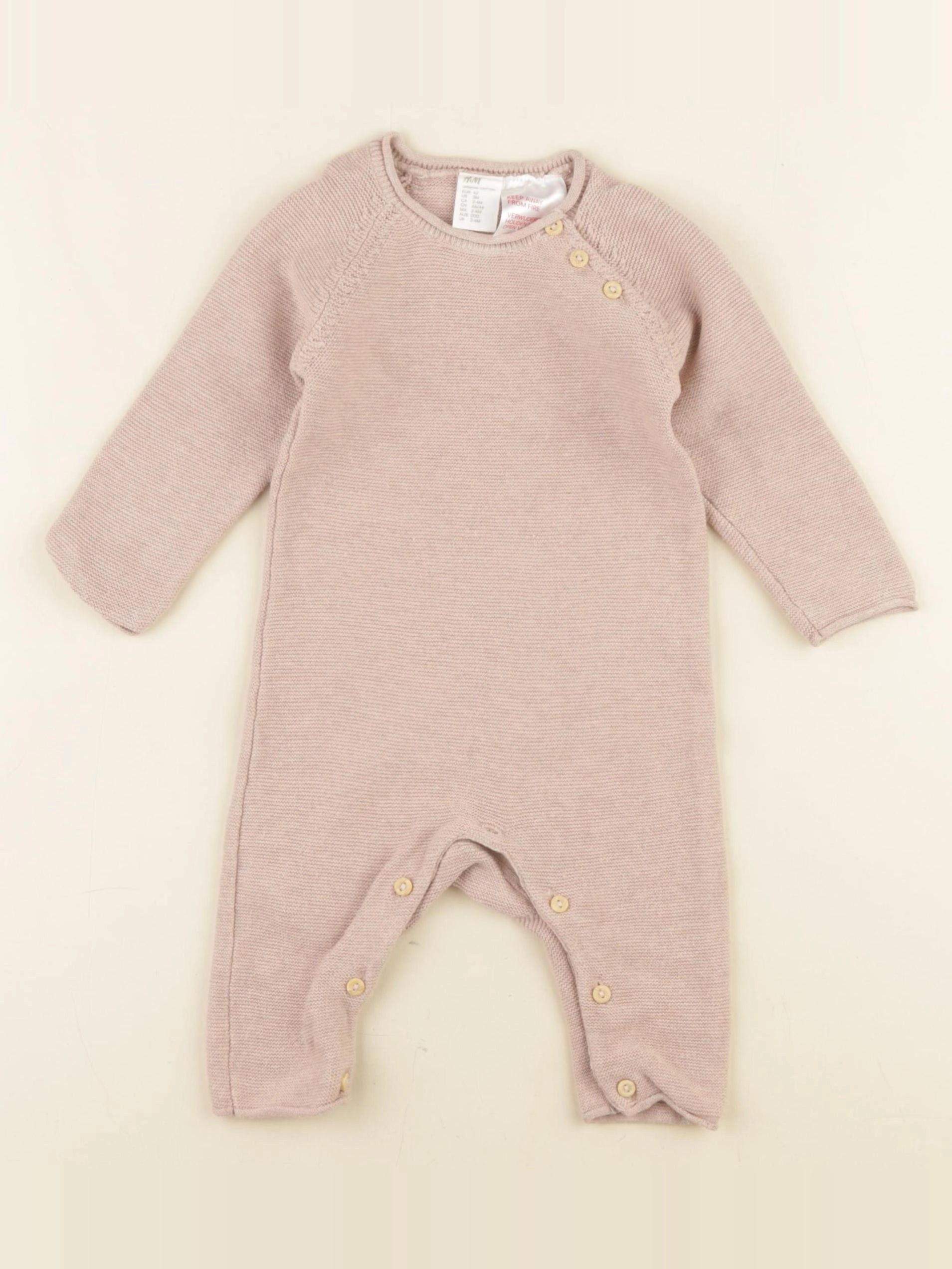 H&M - combinaison marron - 2/4 mois