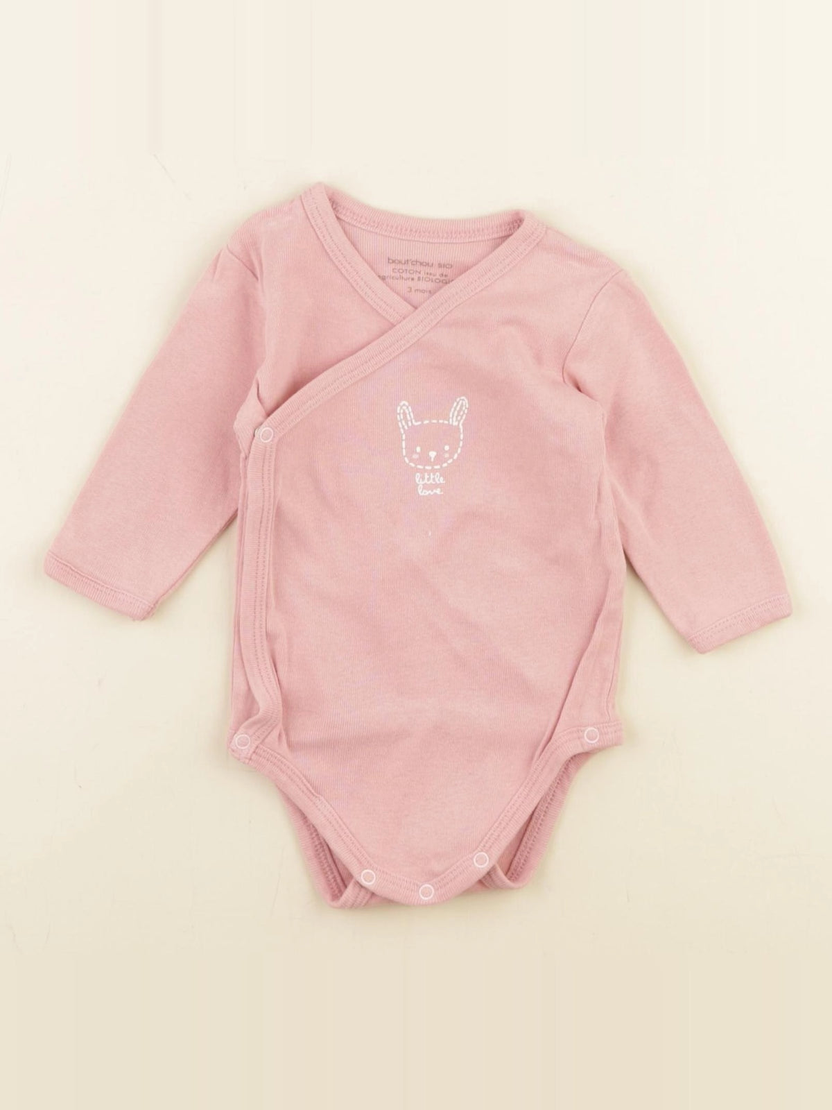 Boutchou - body rose - 3 mois