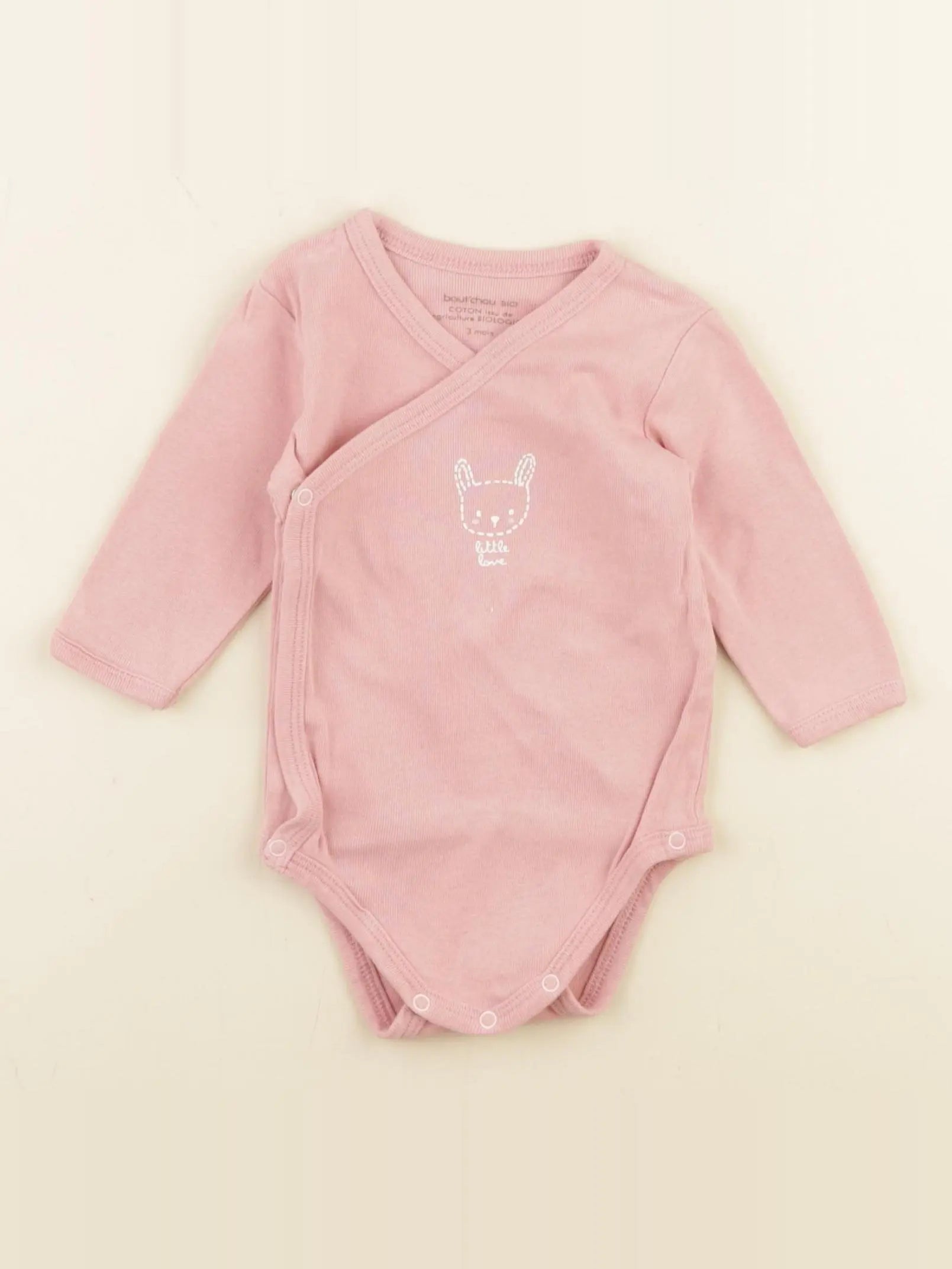 Boutchou - body rose - 3 mois