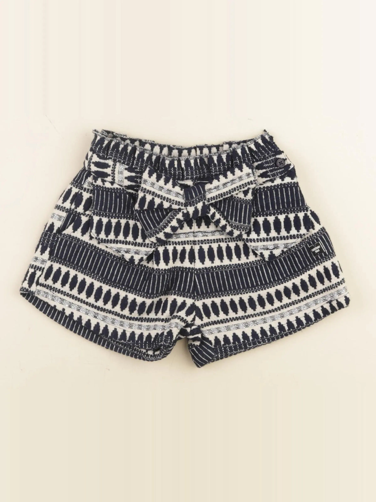 Carrément Beau - short bleu, argent - 2 ans