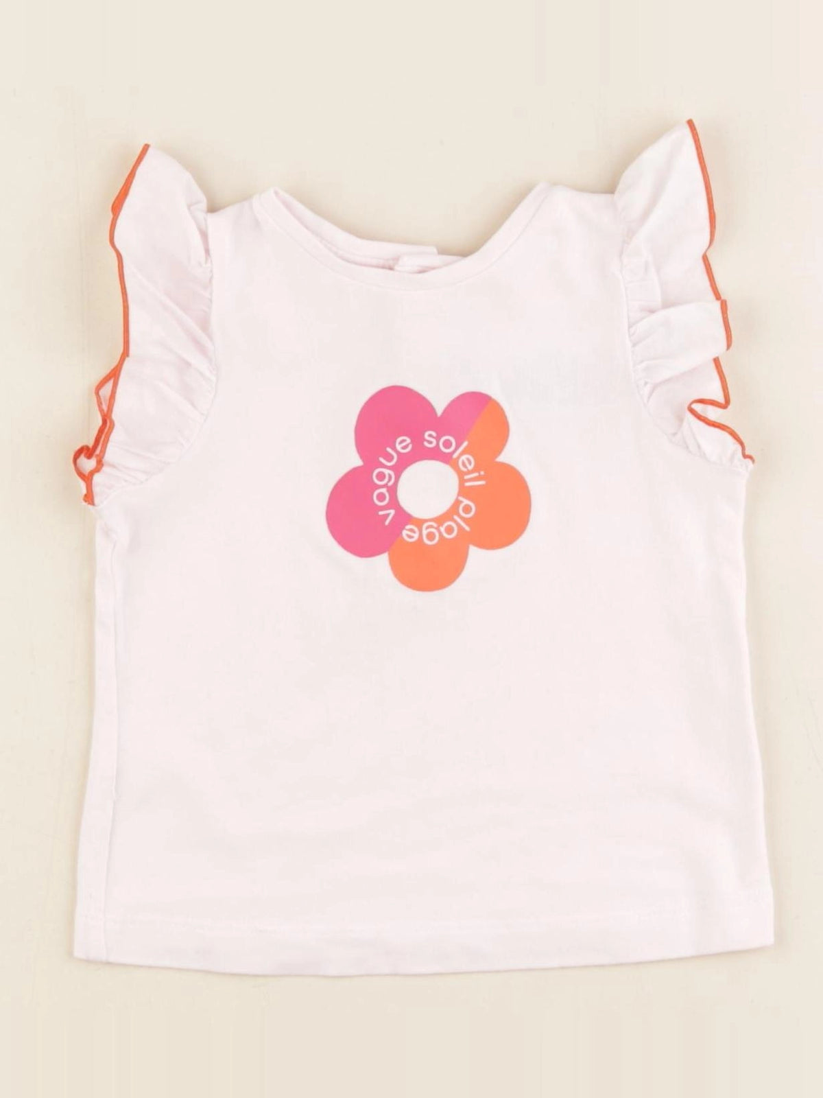 Jacadi - tee-shirt rose - 12 mois