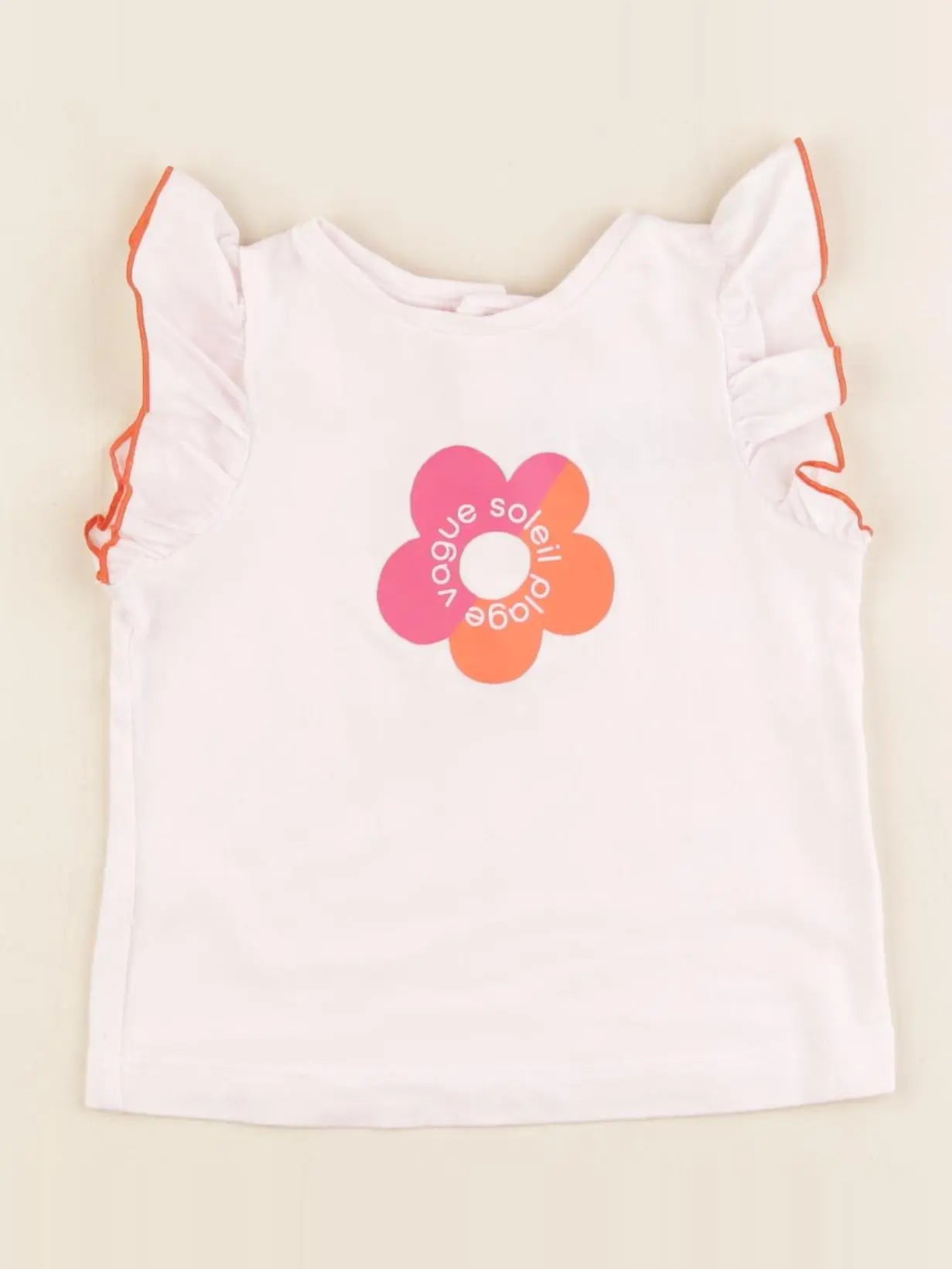 Jacadi - tee-shirt rose - 12 mois