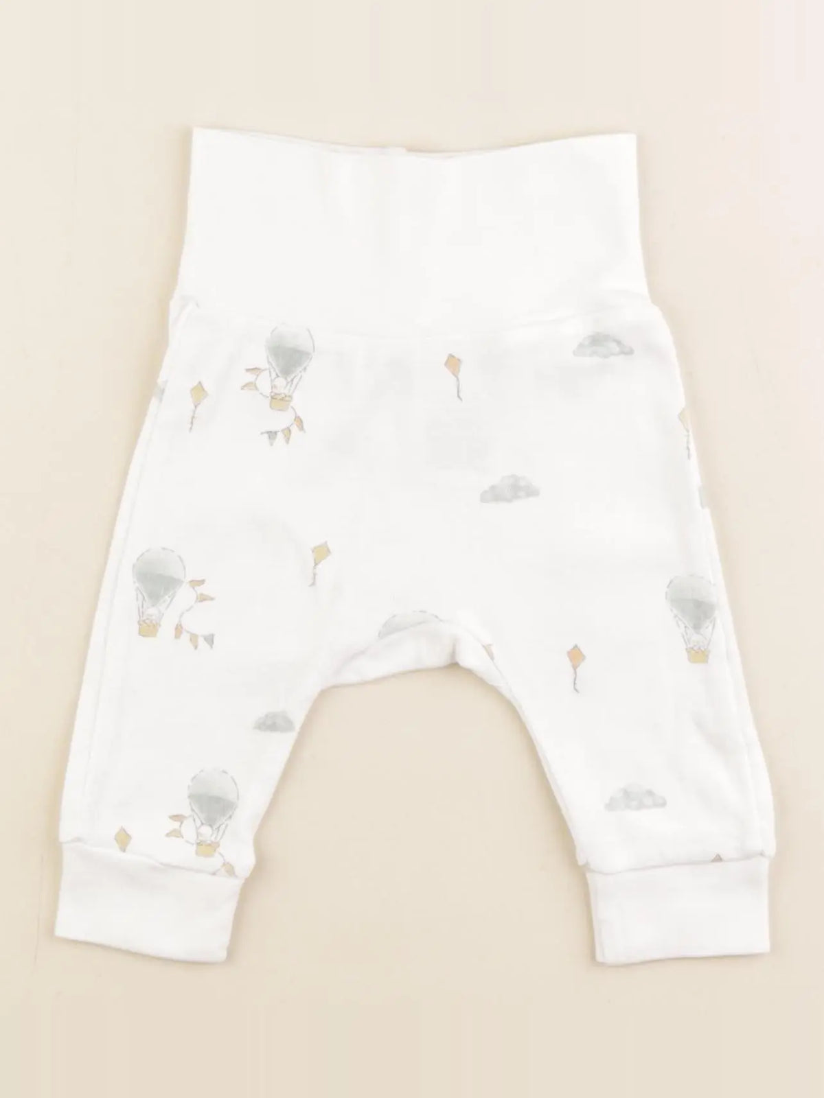 H&M - sarouel blanc - 1/2 mois