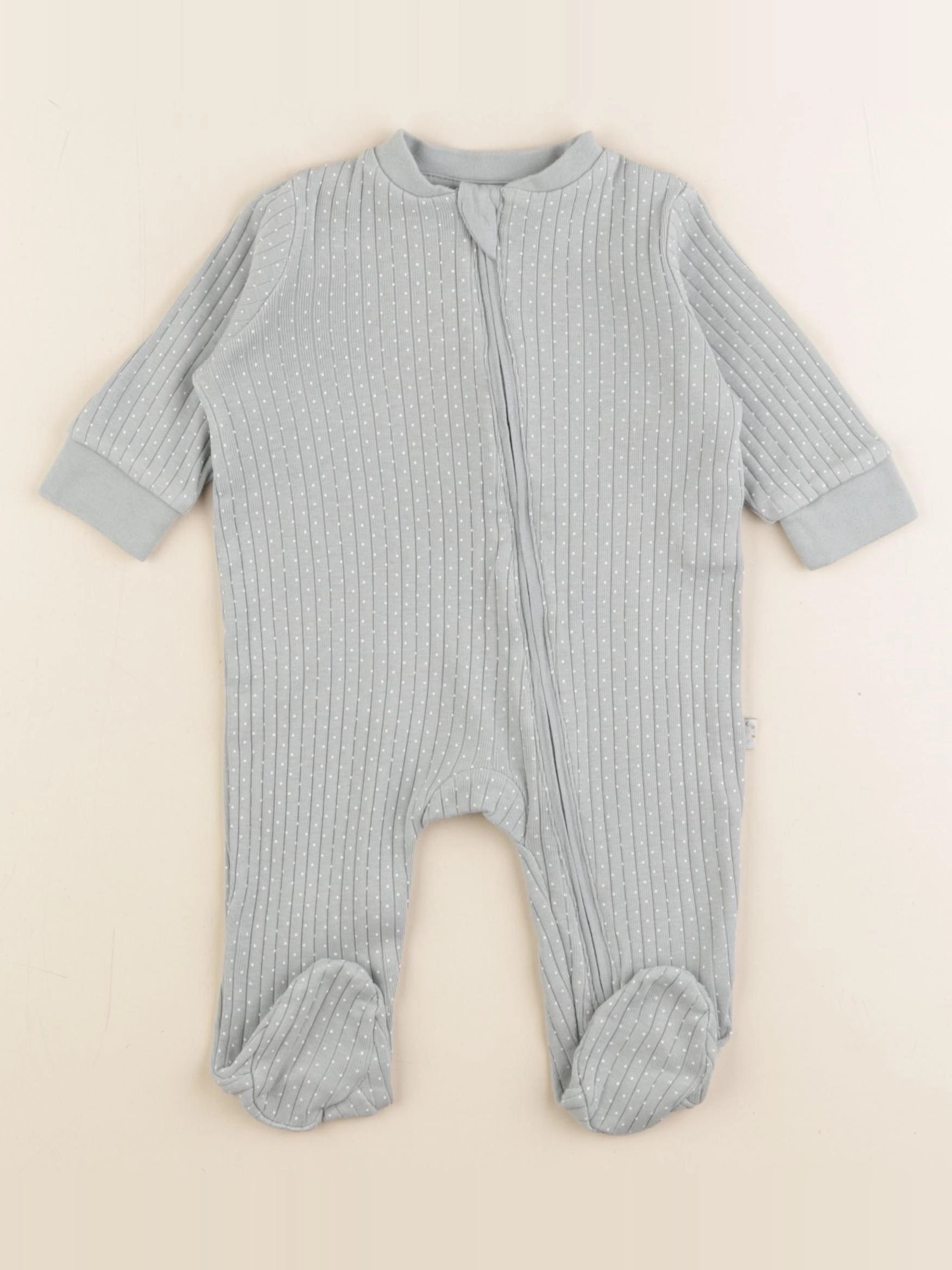 Boutchou - pyjama coton vert - 3 mois