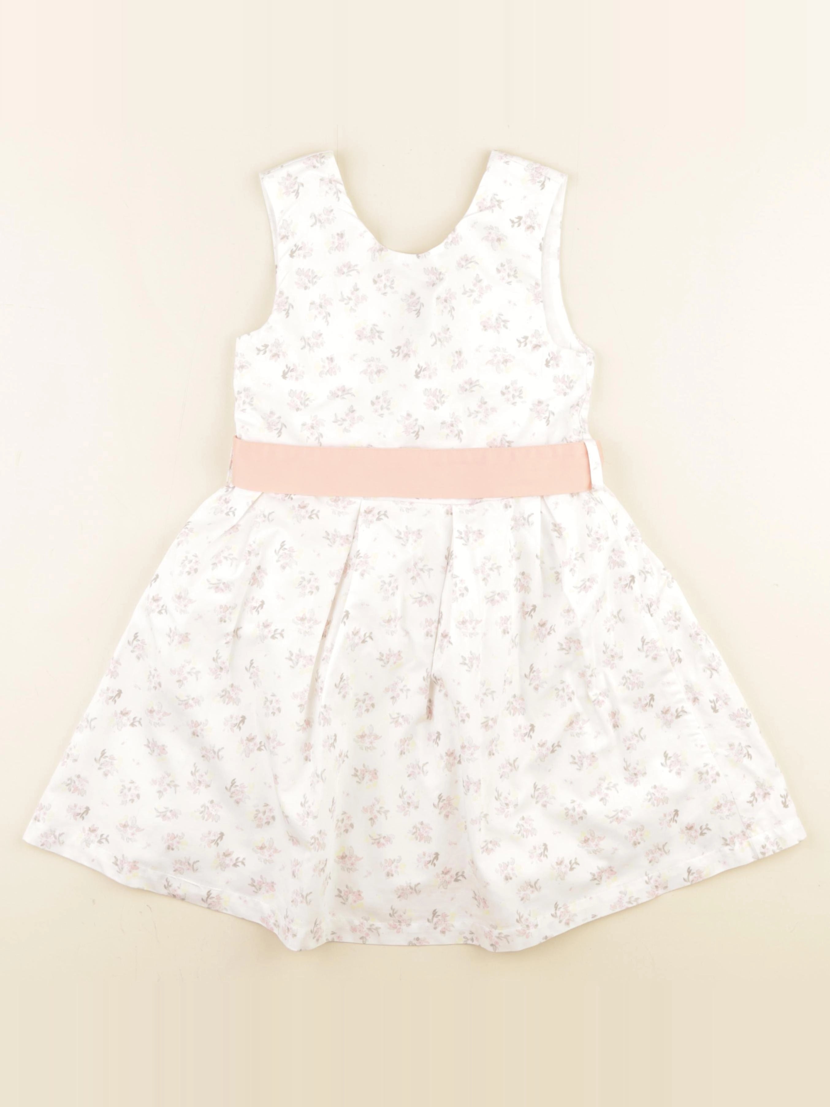 Vertbaudet - robe blanc - 7 ans