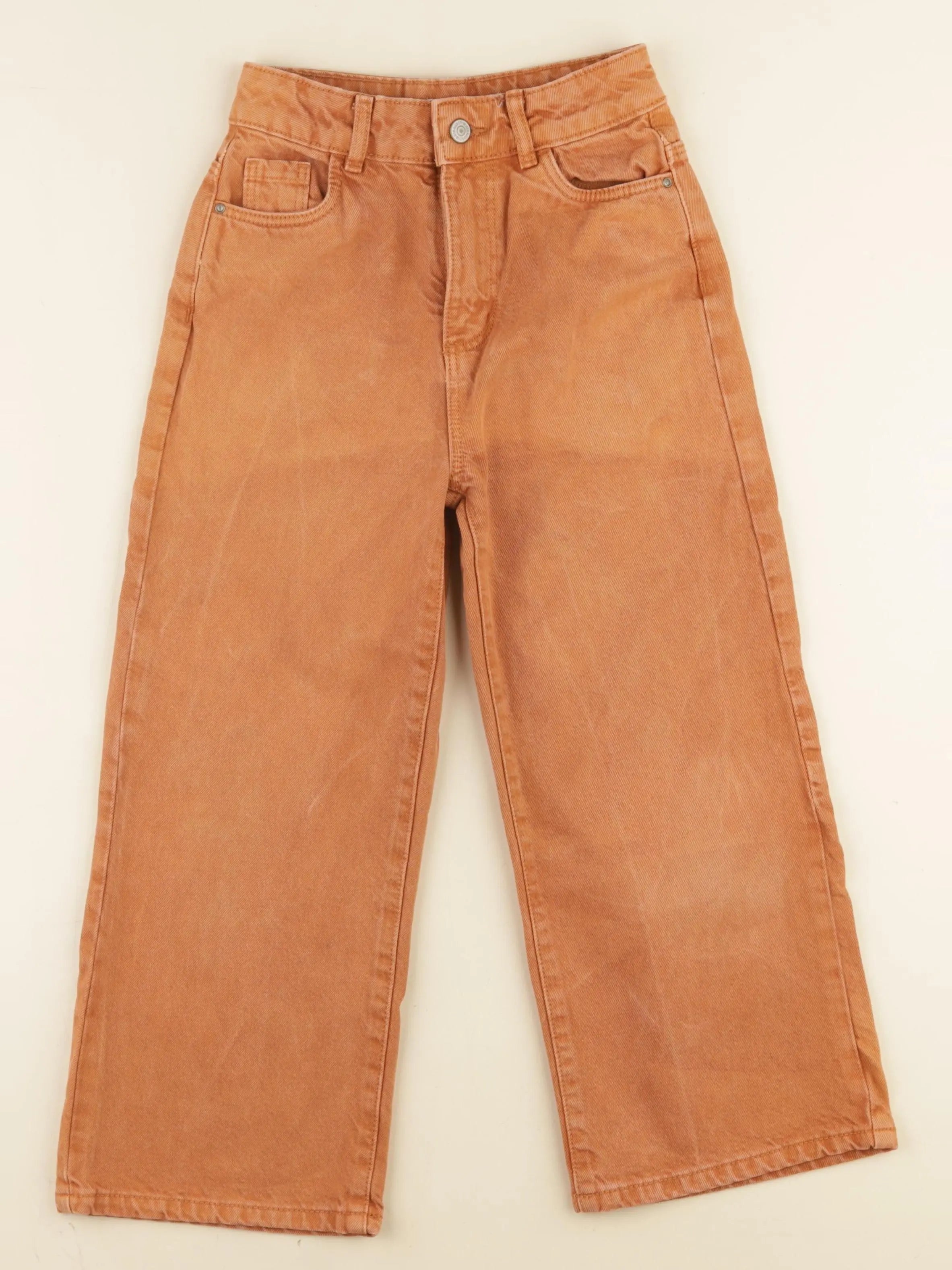 Vertbaudet - jean marron - 8 ans