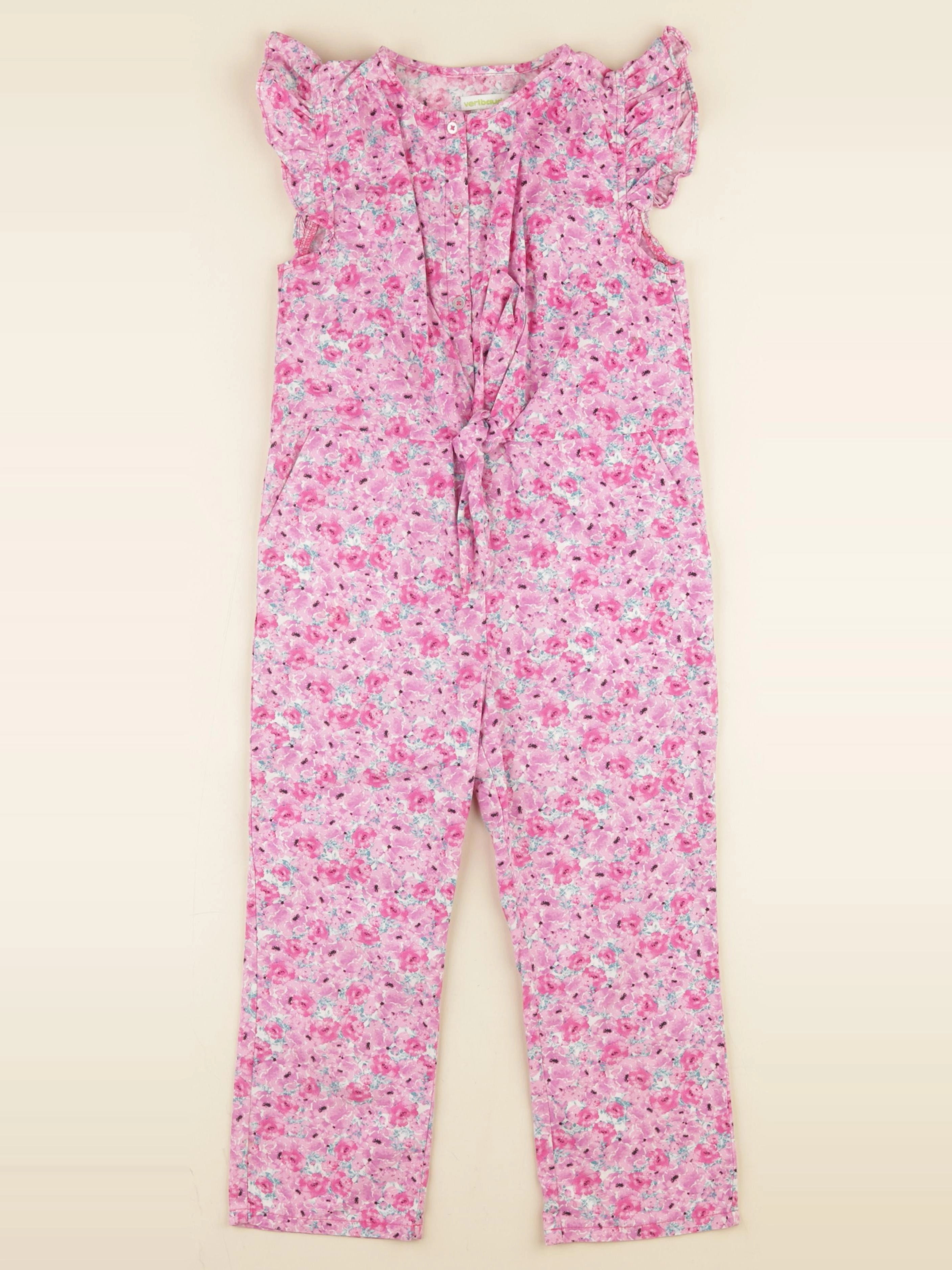 Vertbaudet - combinaison rose - 5 ans