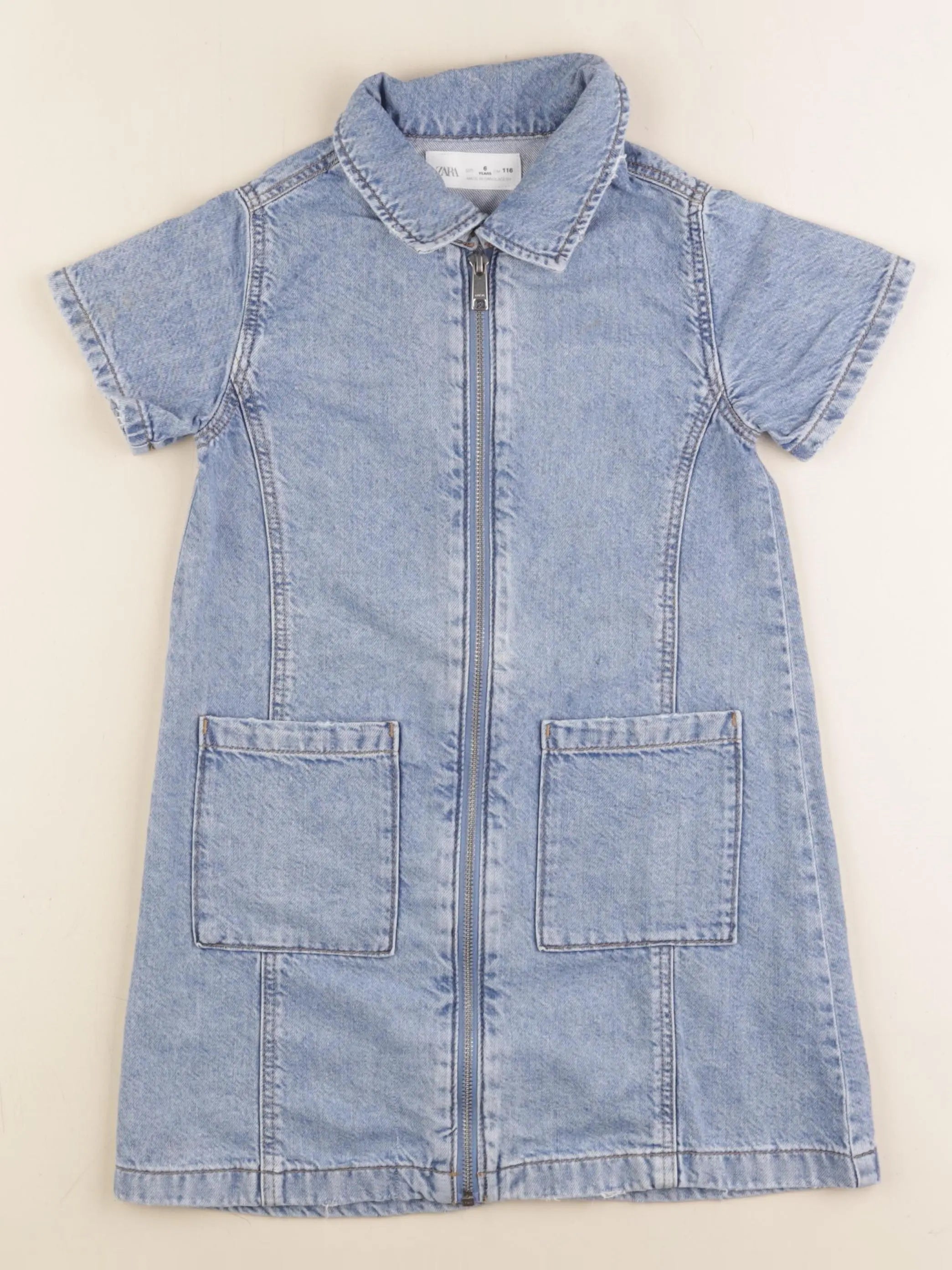 Zara - robe bleu - 6 ans