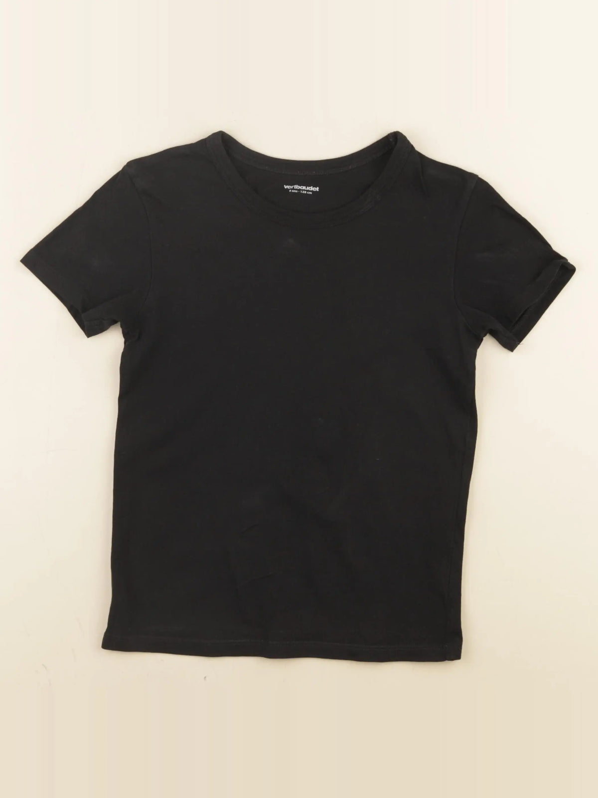 Vertbaudet - maillot de corps noir - 8 ans