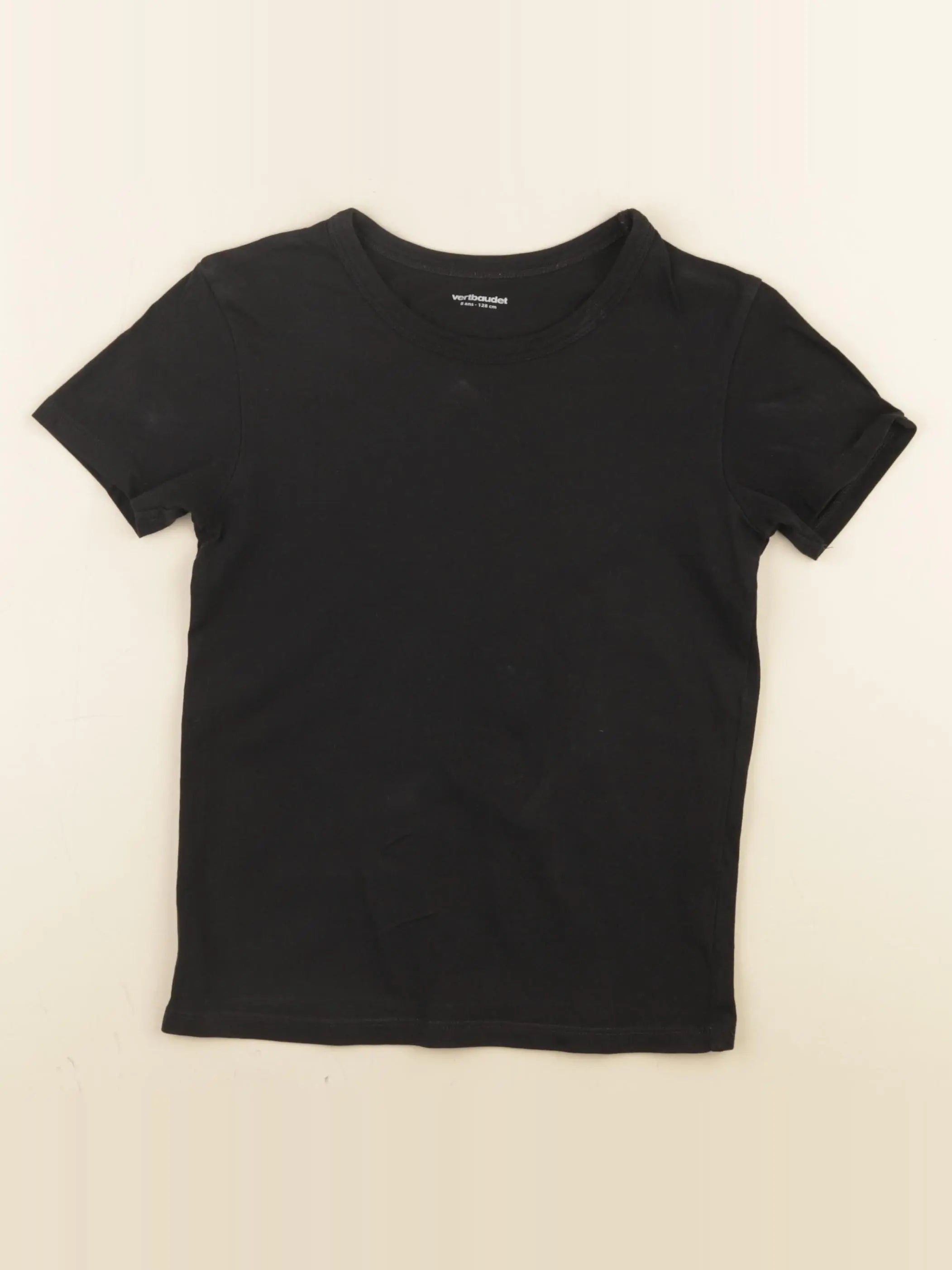 Vertbaudet - maillot de corps noir - 8 ans