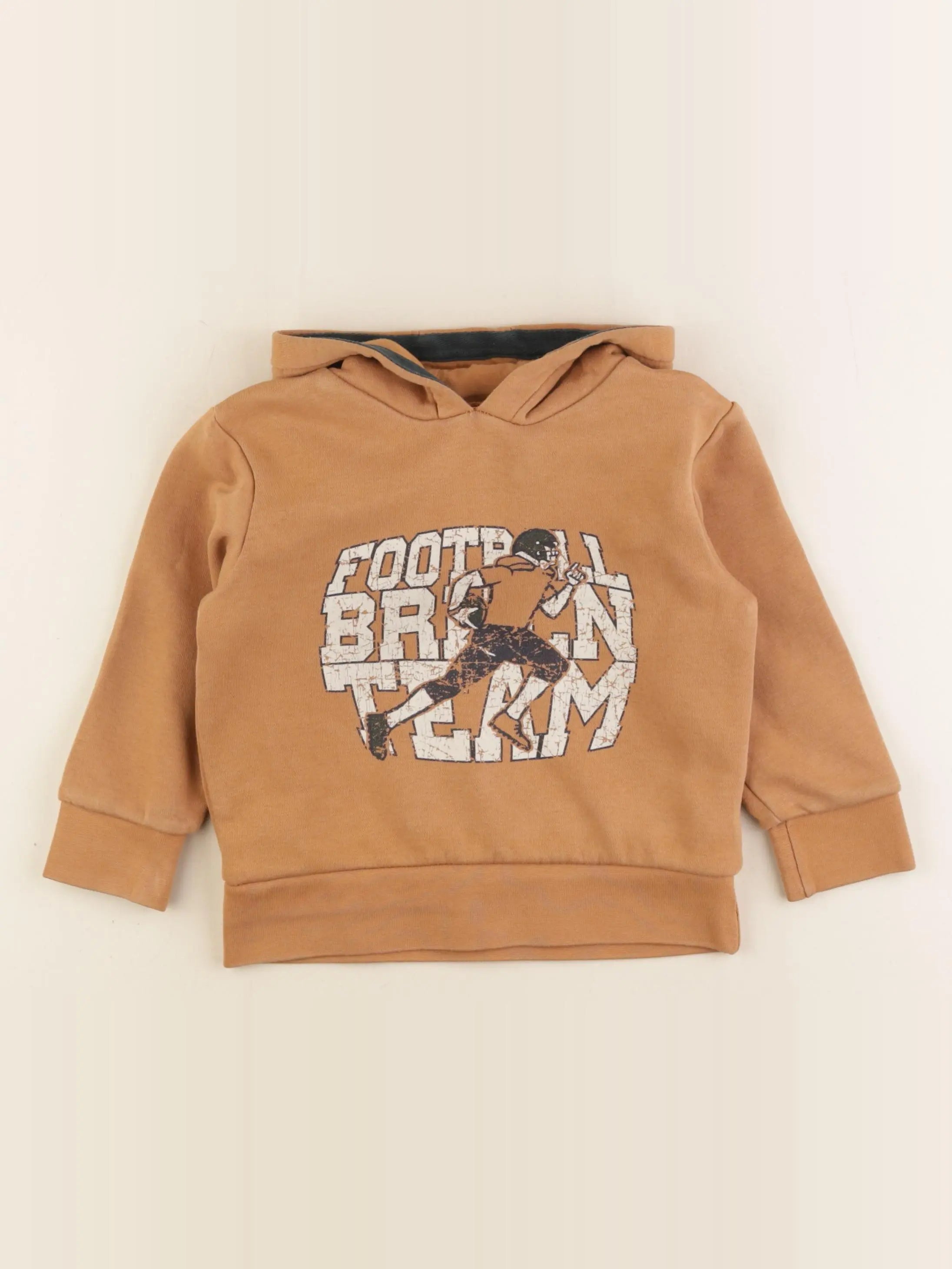 Vertbaudet - sweat marron - 4 ans