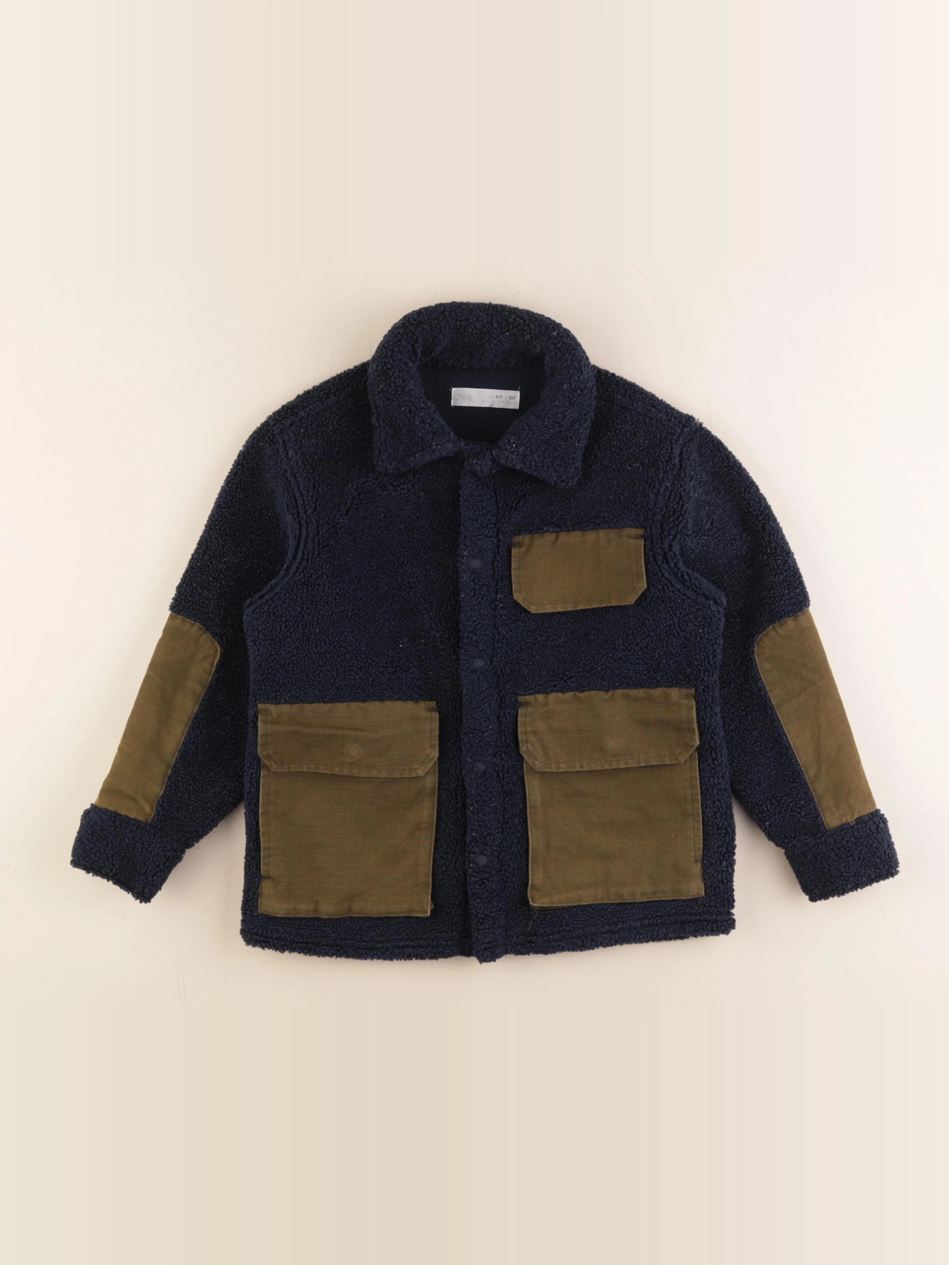 Zara - veste bleu, vert - 6/7 ans