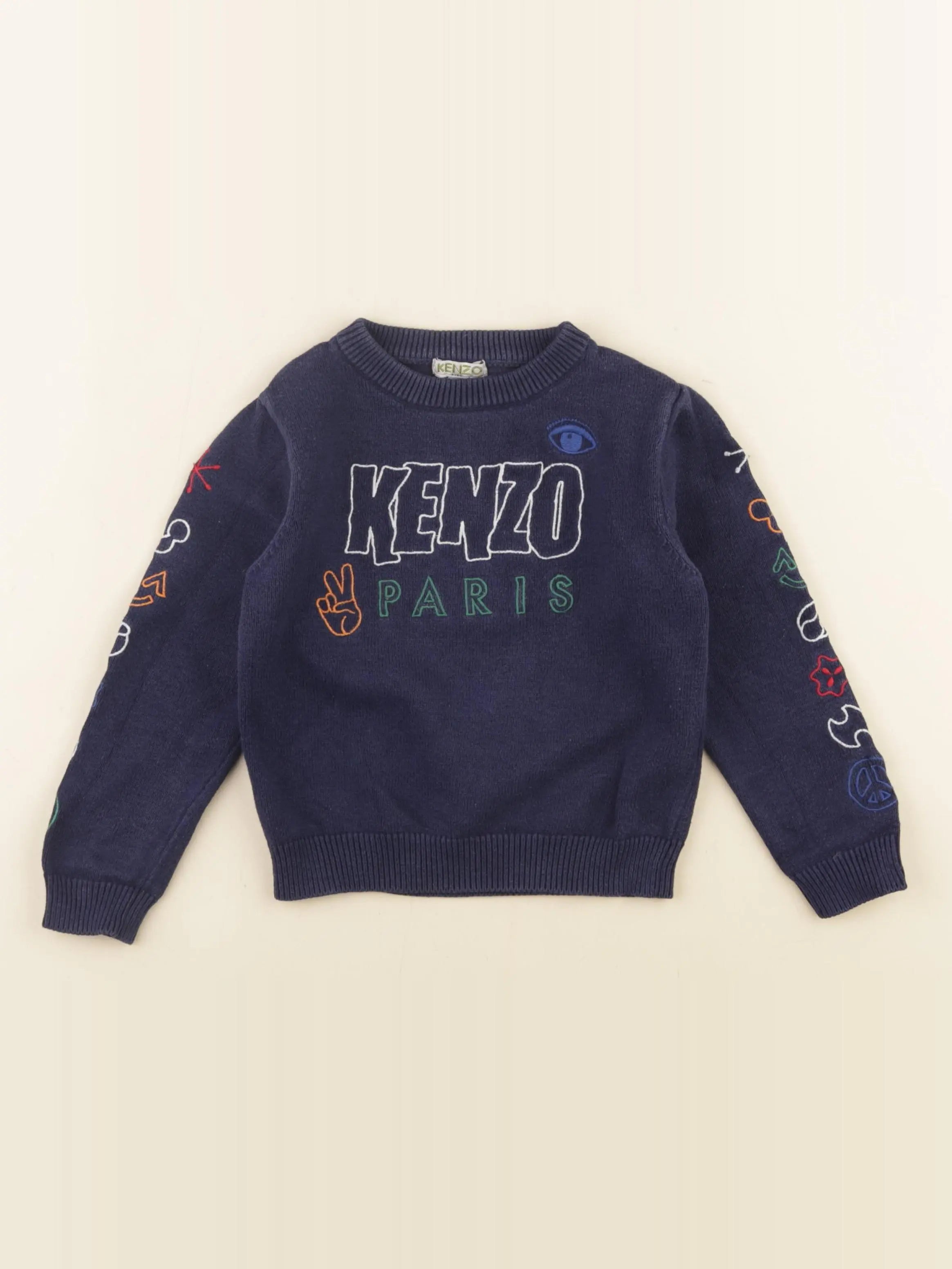 Kenzo - pull bleu - 4 ans