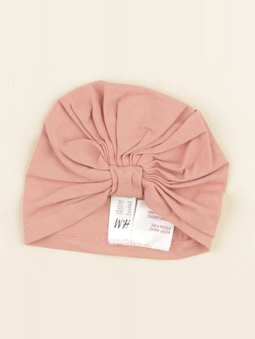 H&M - bonnet rose - 0/2 mois