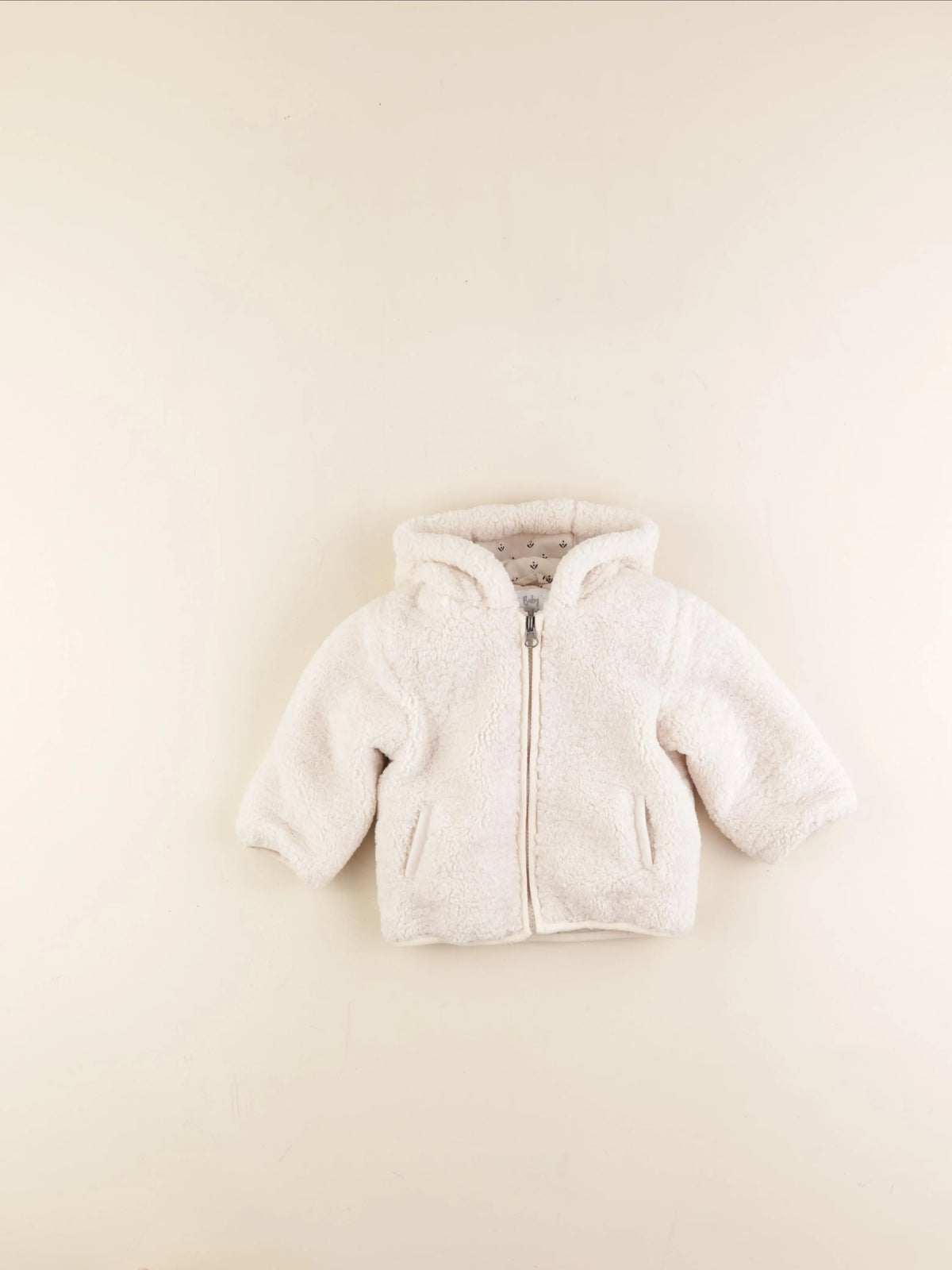 Vertbaudet - veste beige - 9 mois