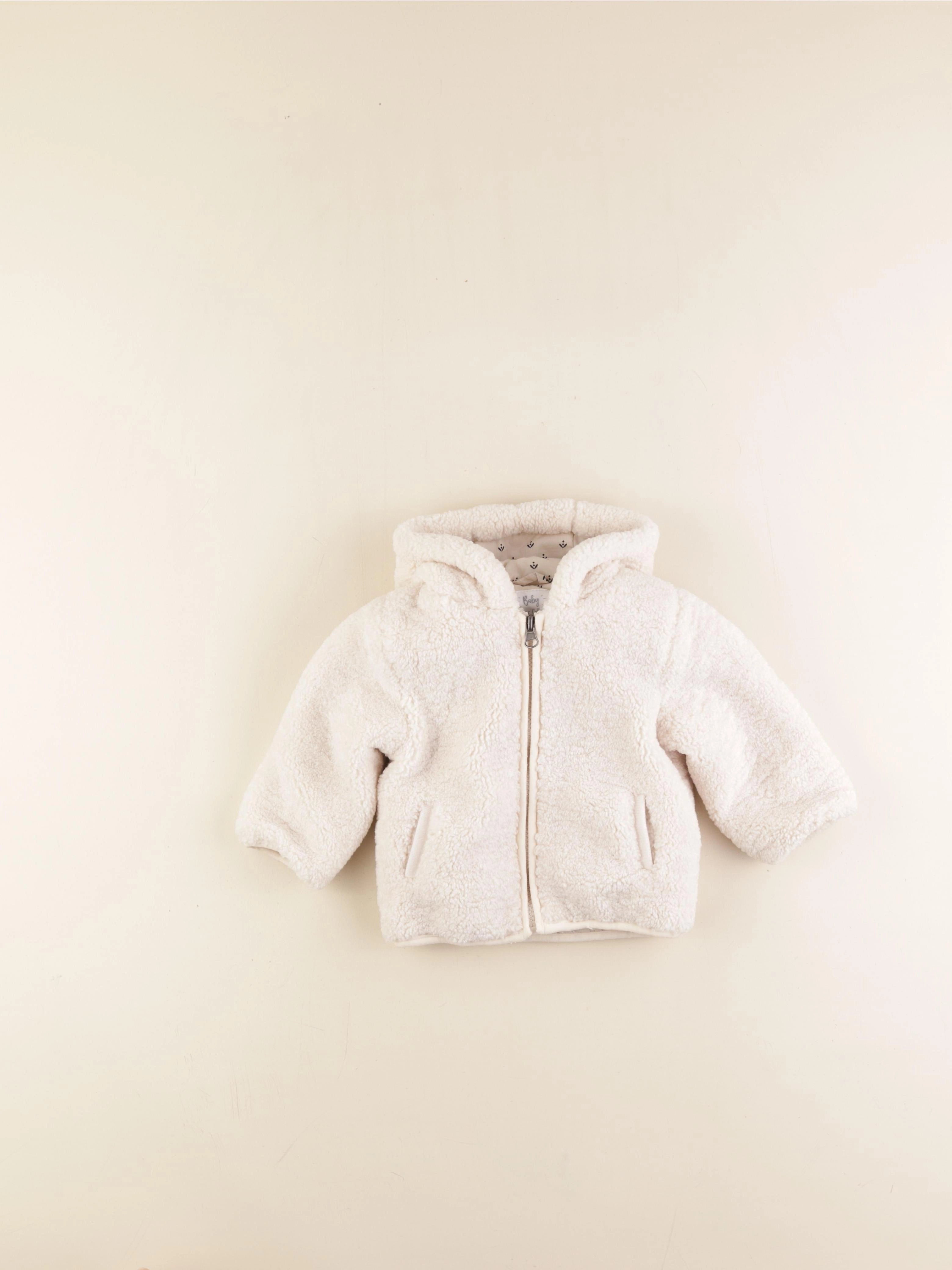 Vertbaudet - veste beige - 9 mois