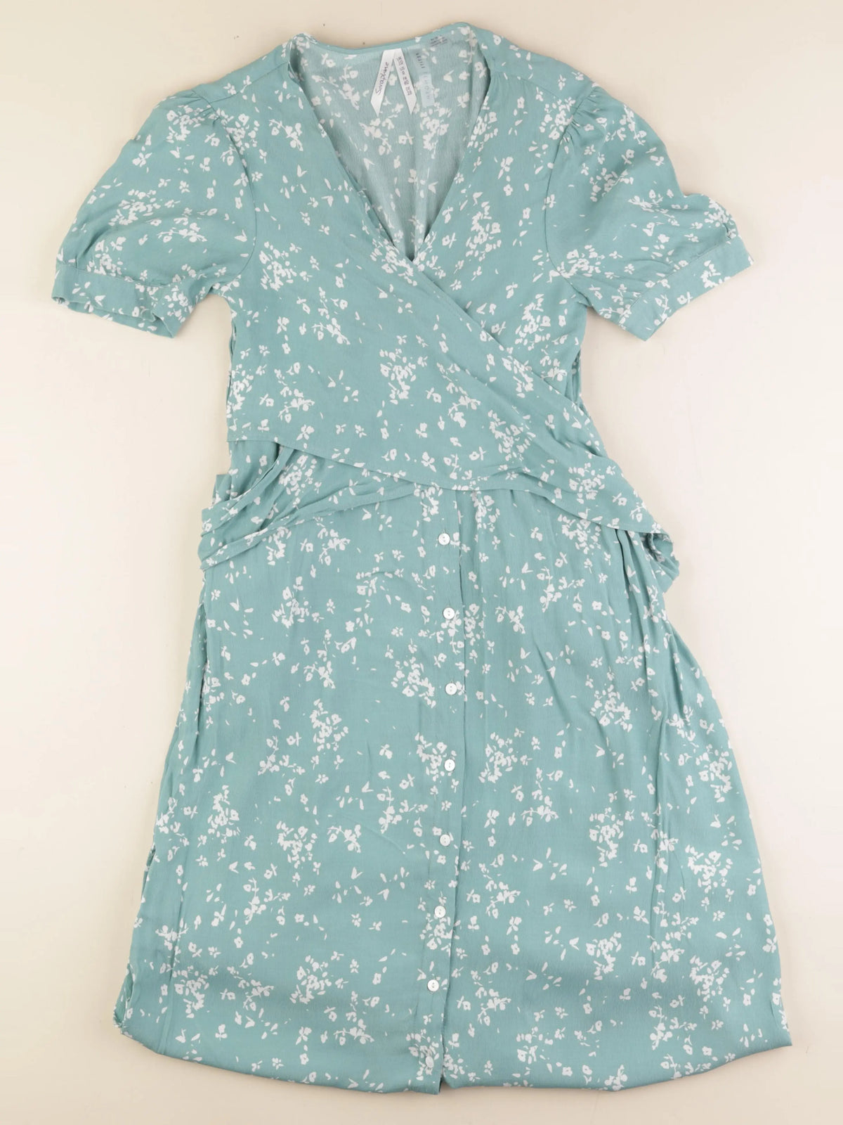 Seraphine - robe grossesse, allaitement bleu - 40