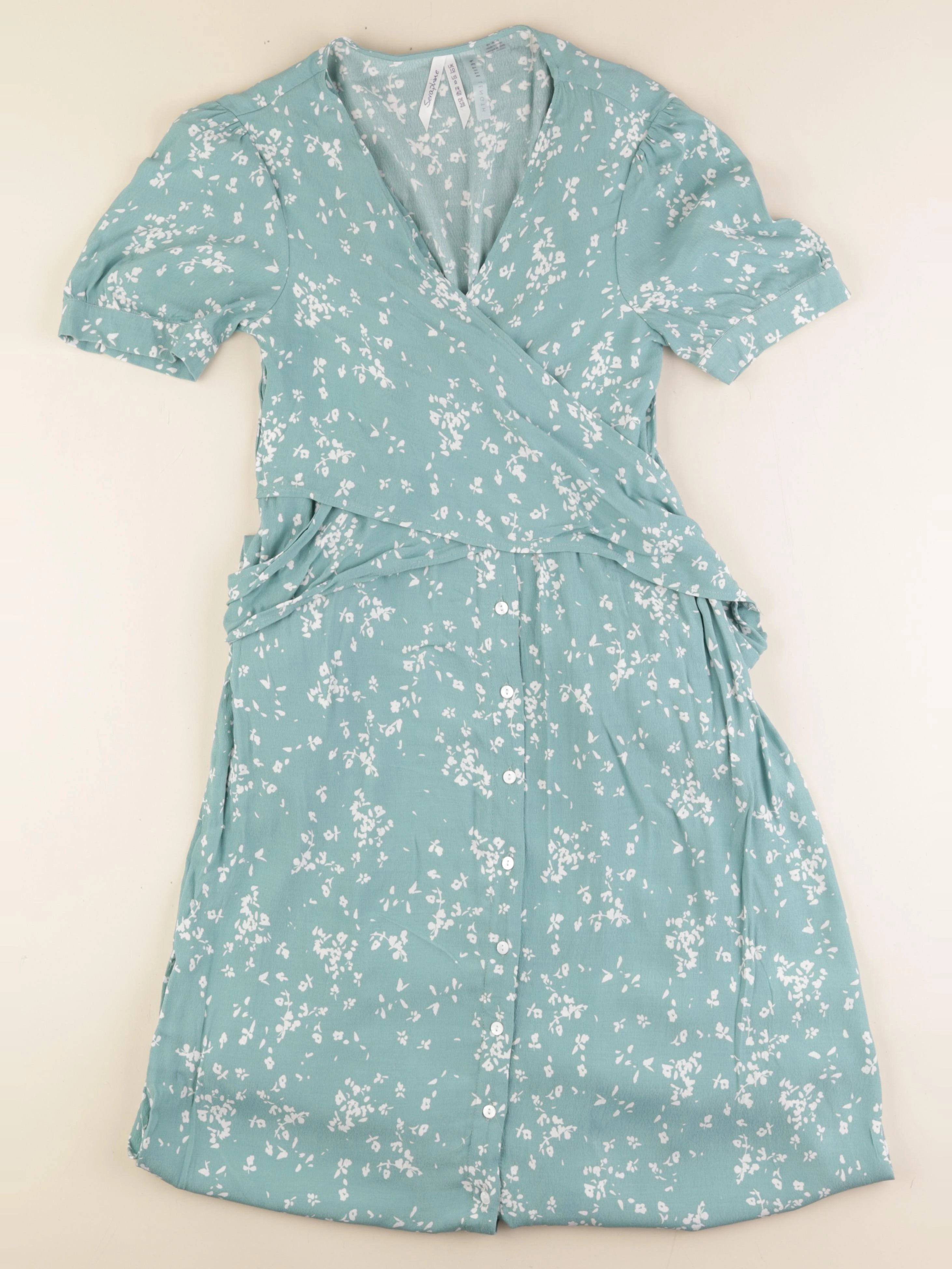 Seraphine - robe grossesse, allaitement bleu - 40