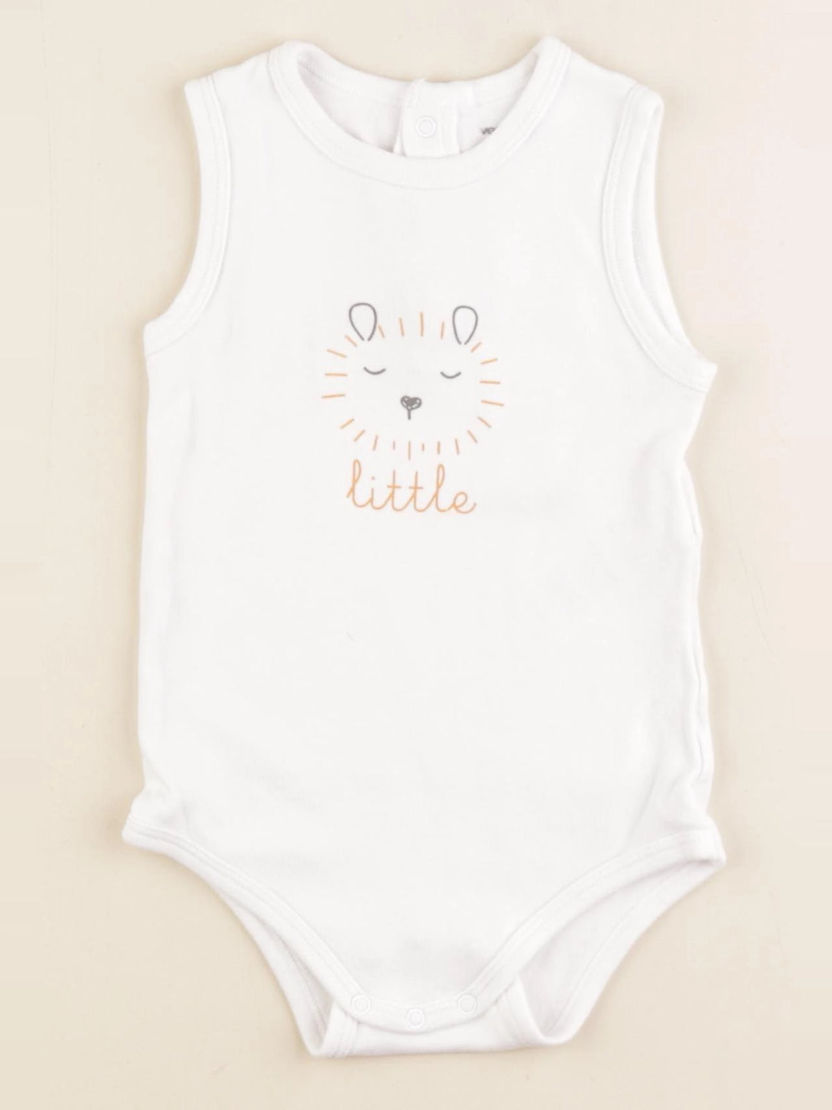 Vertbaudet - body blanc - 24 mois