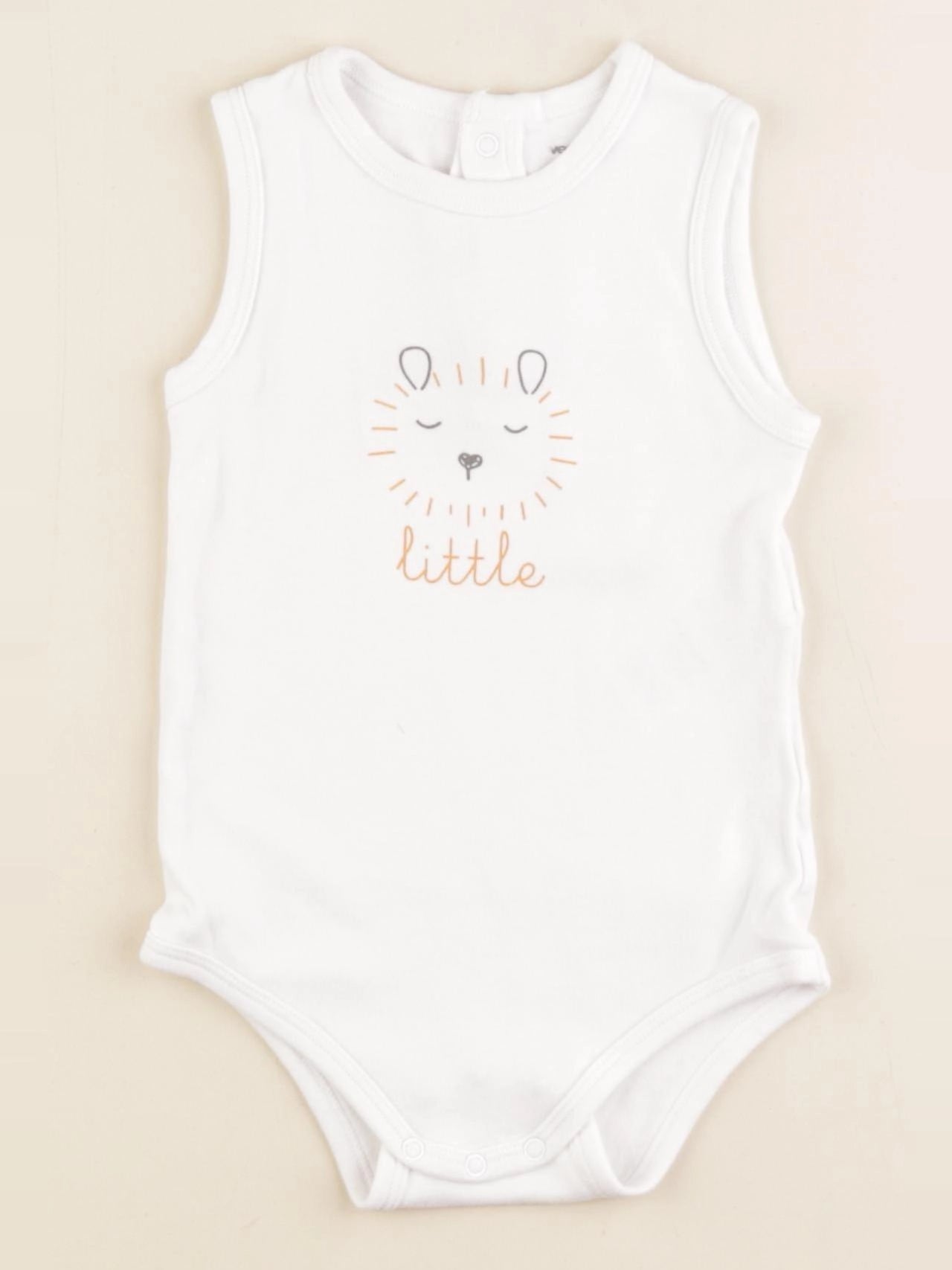 Vertbaudet - body blanc - 24 mois