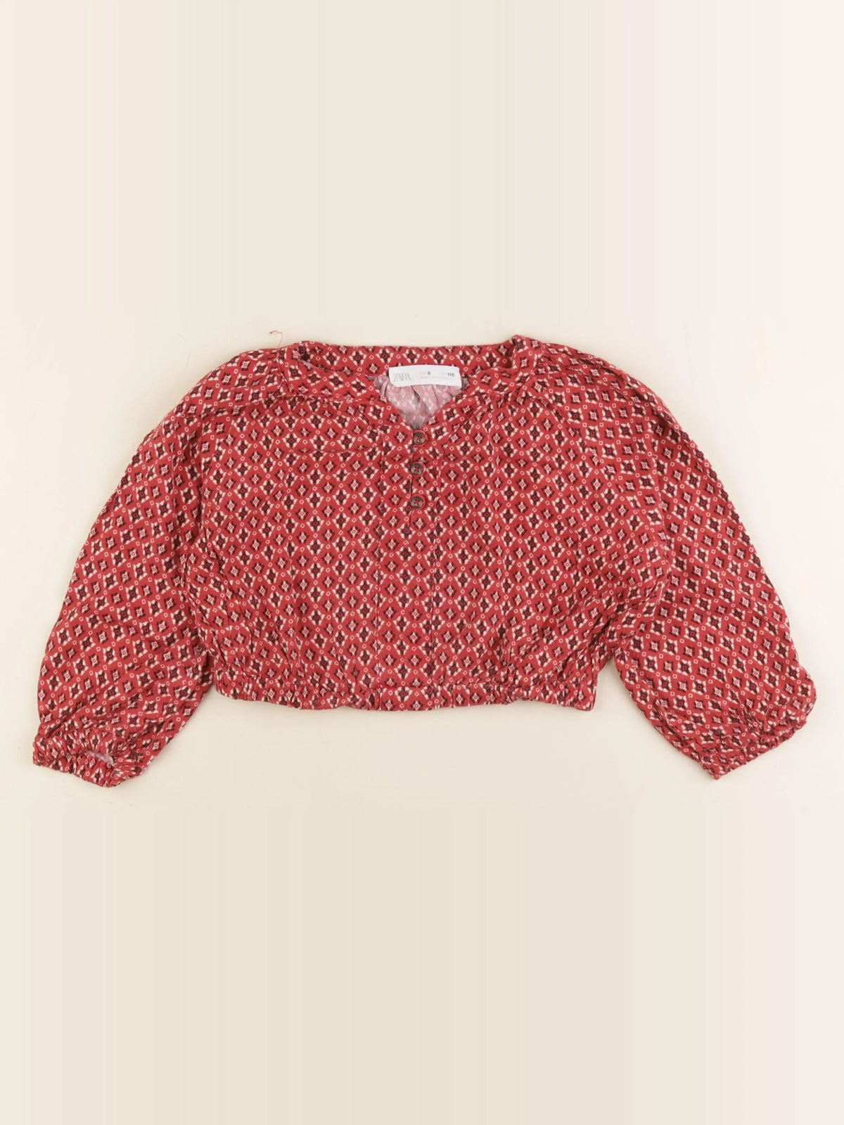 Zara - blouse rouge - 6 ans