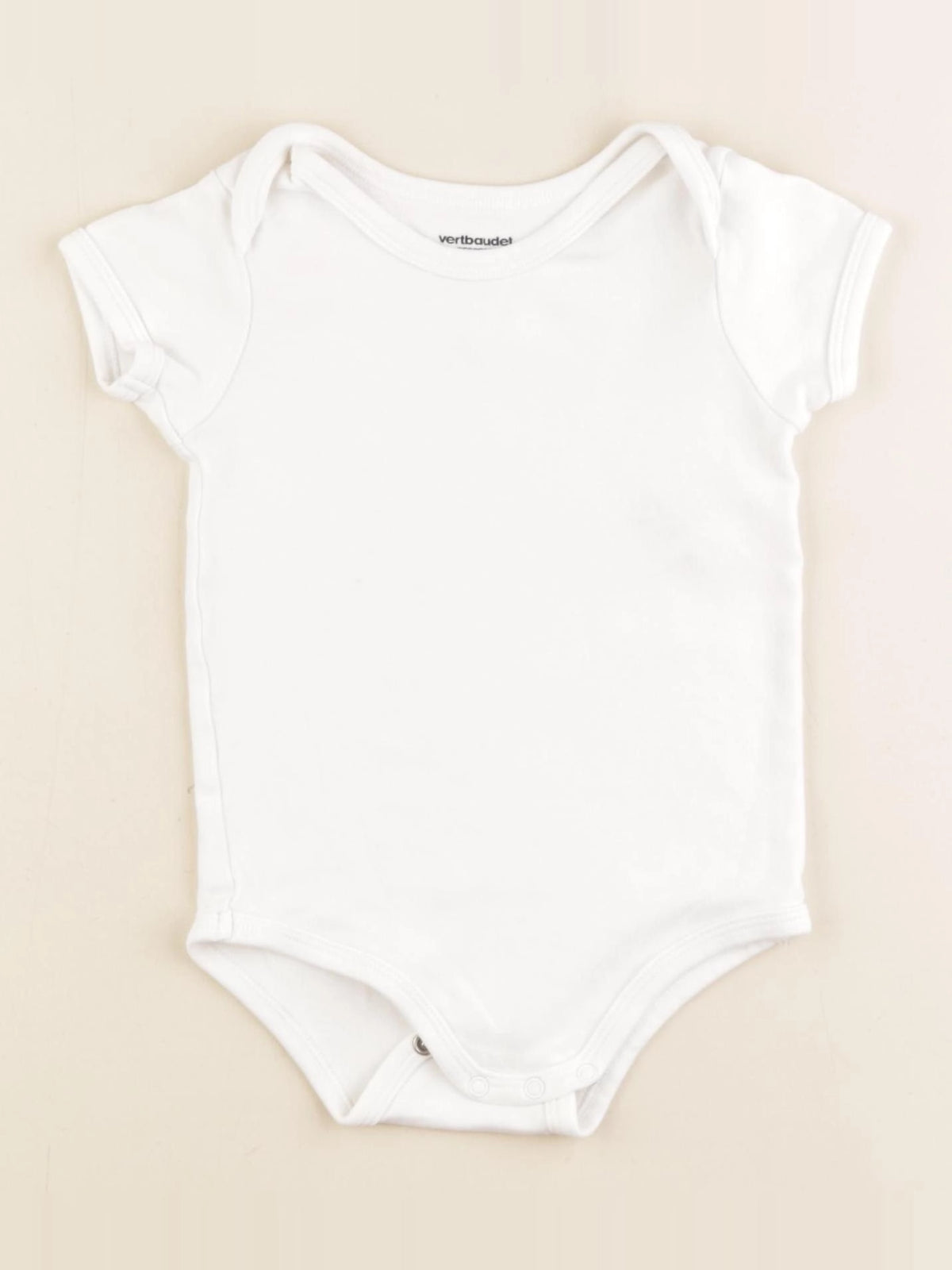 Vertbaudet - body blanc - 24 mois