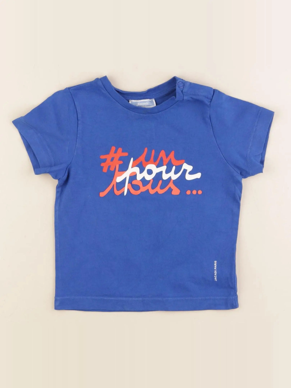 Jacadi - tee-shirt bleu - 18 mois