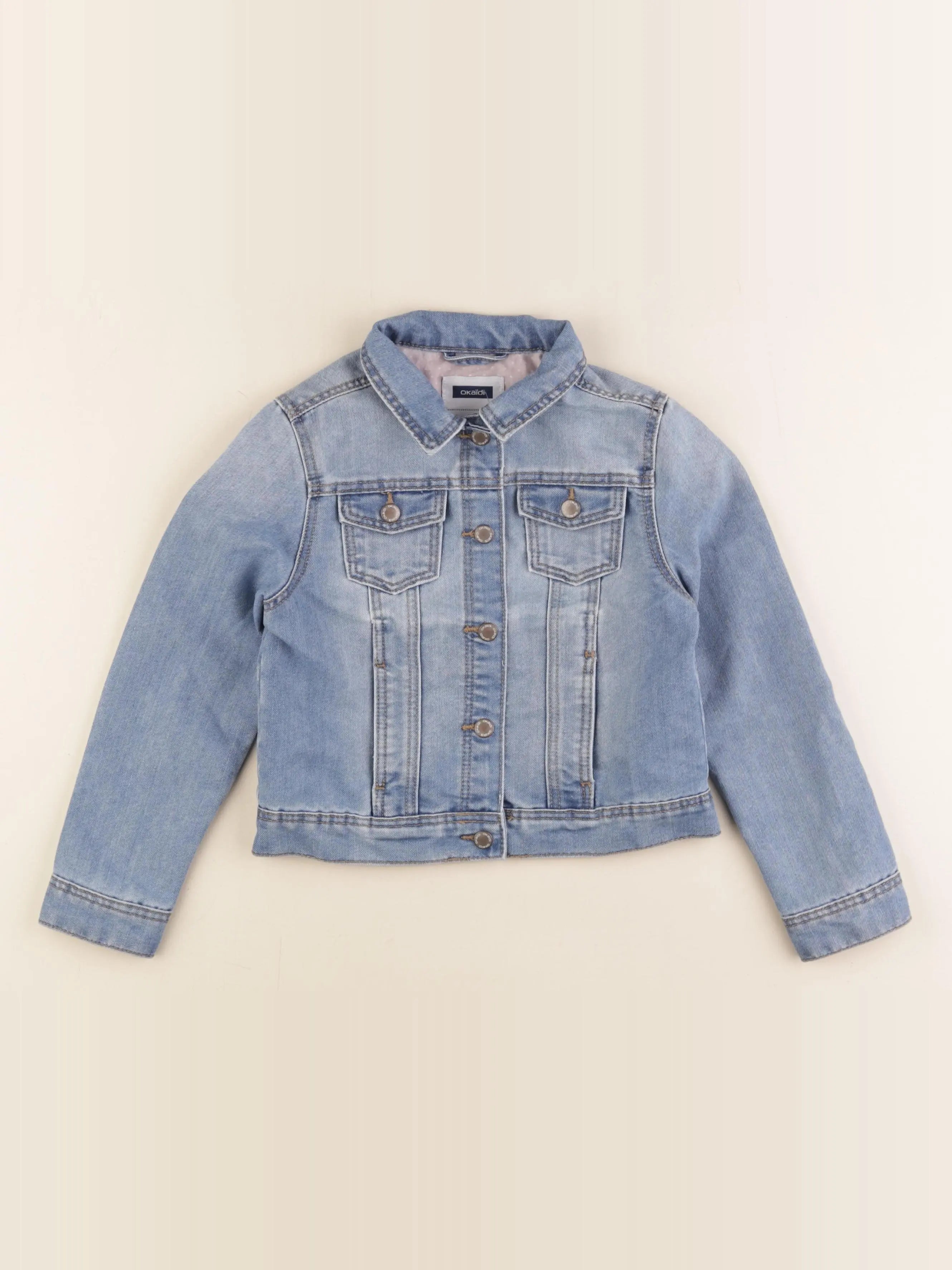 Okaidi - veste bleu - 6 ans