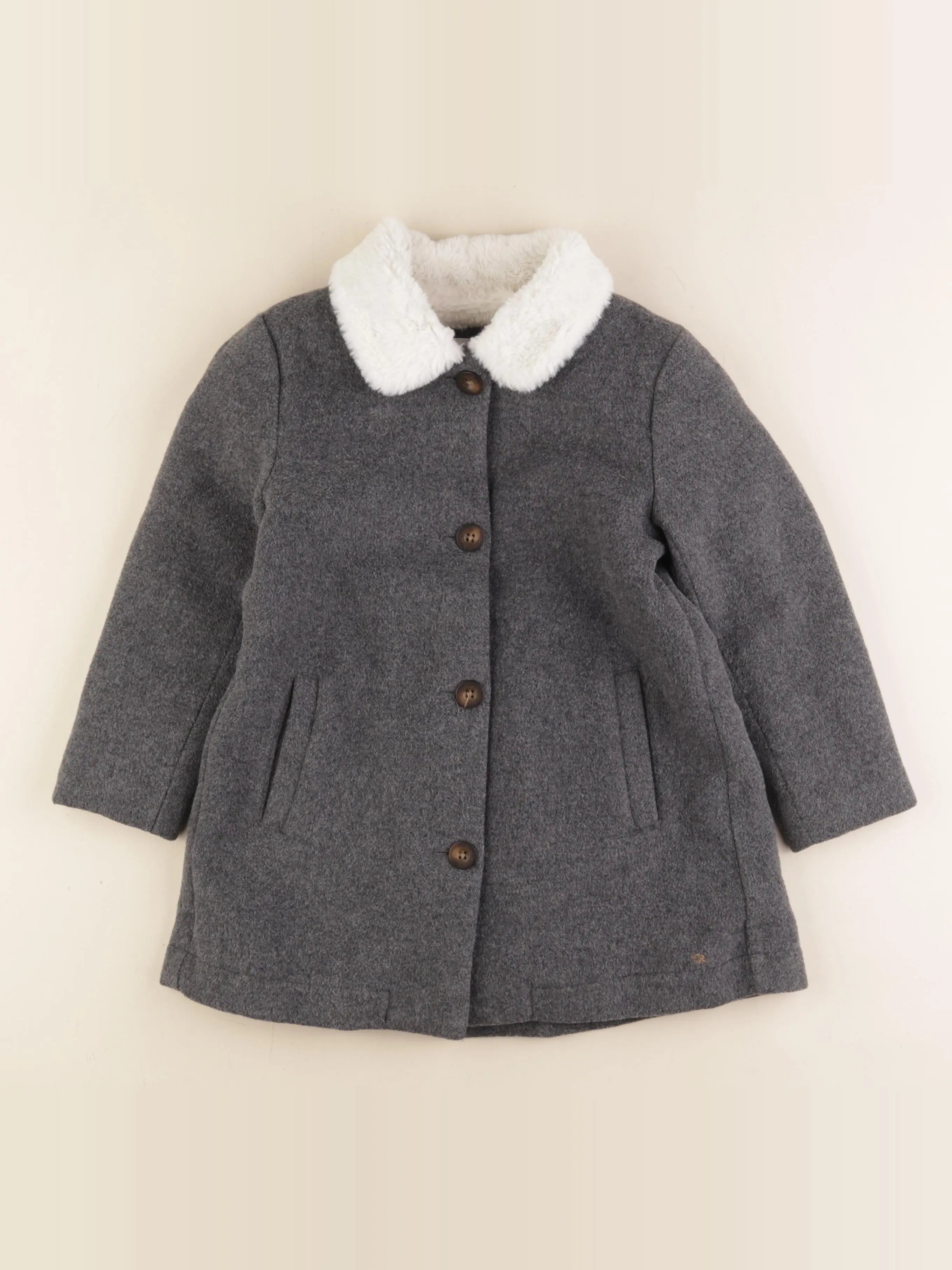 Cadet Rousselle - manteau gris - 5 ans