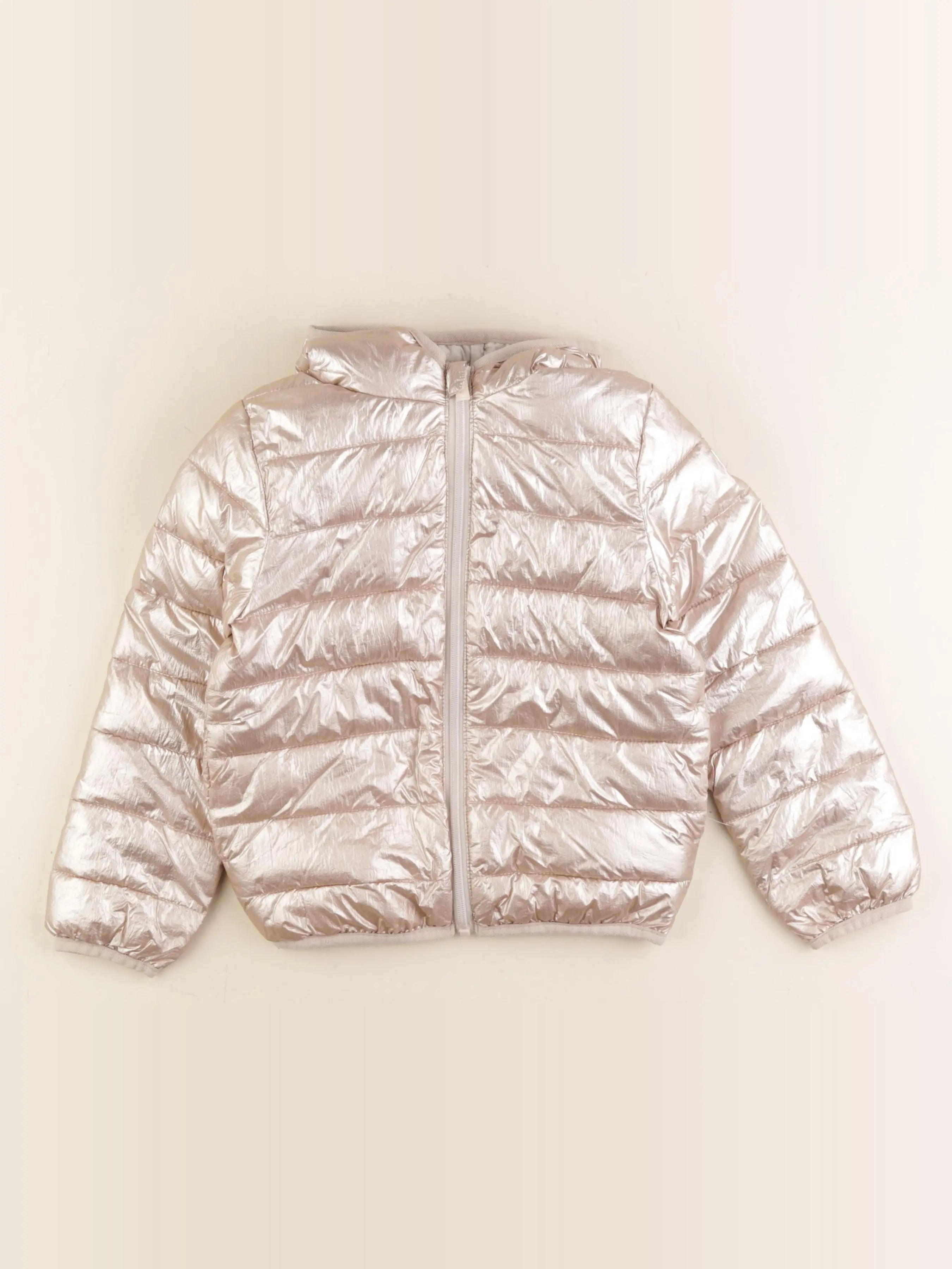 Okaidi - doudoune beige, or - 6 ans