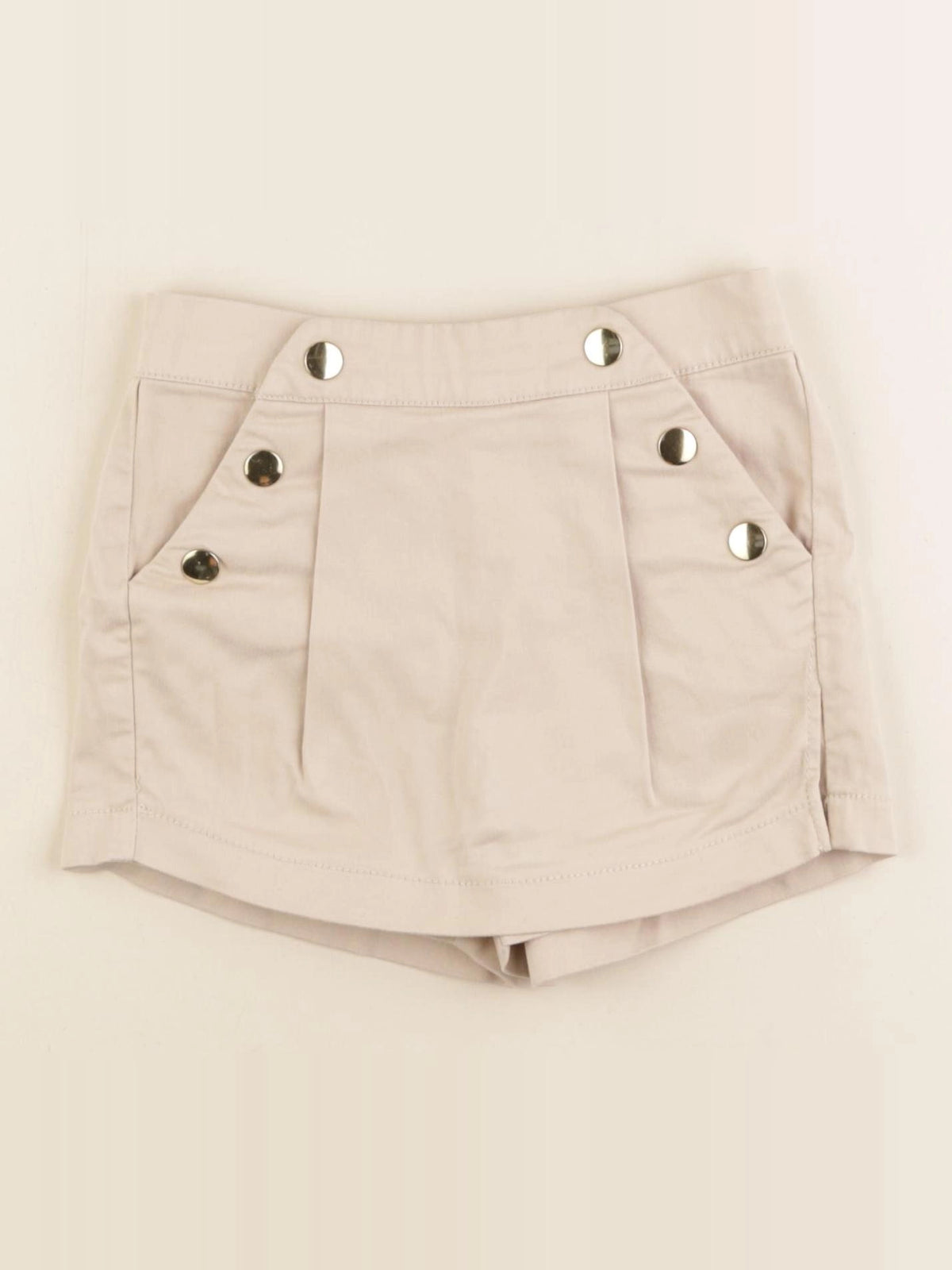 Cyrillus - jupe short beige - 4 ans