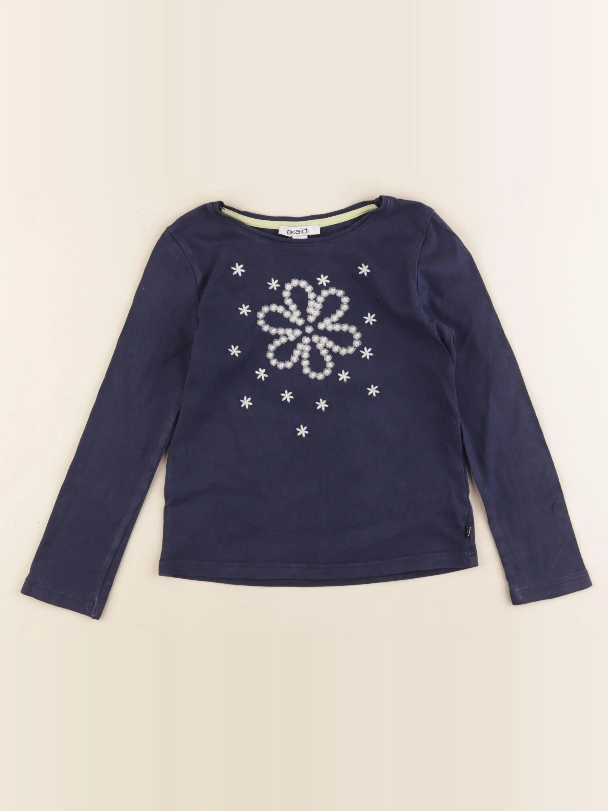 Okaidi - tee-shirt bleu - 5 ans