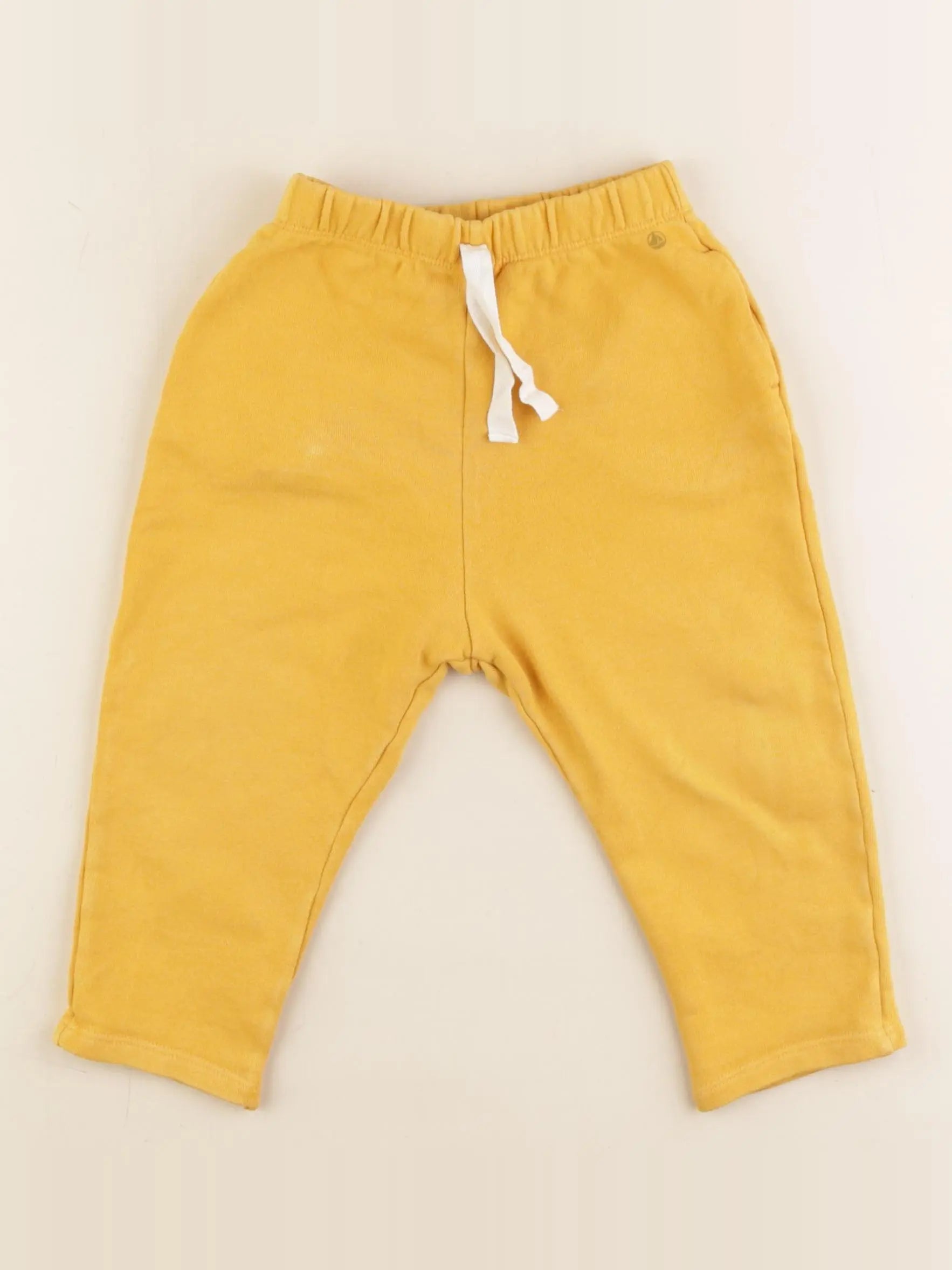 Petit Bateau - jogging jaune - 24 mois