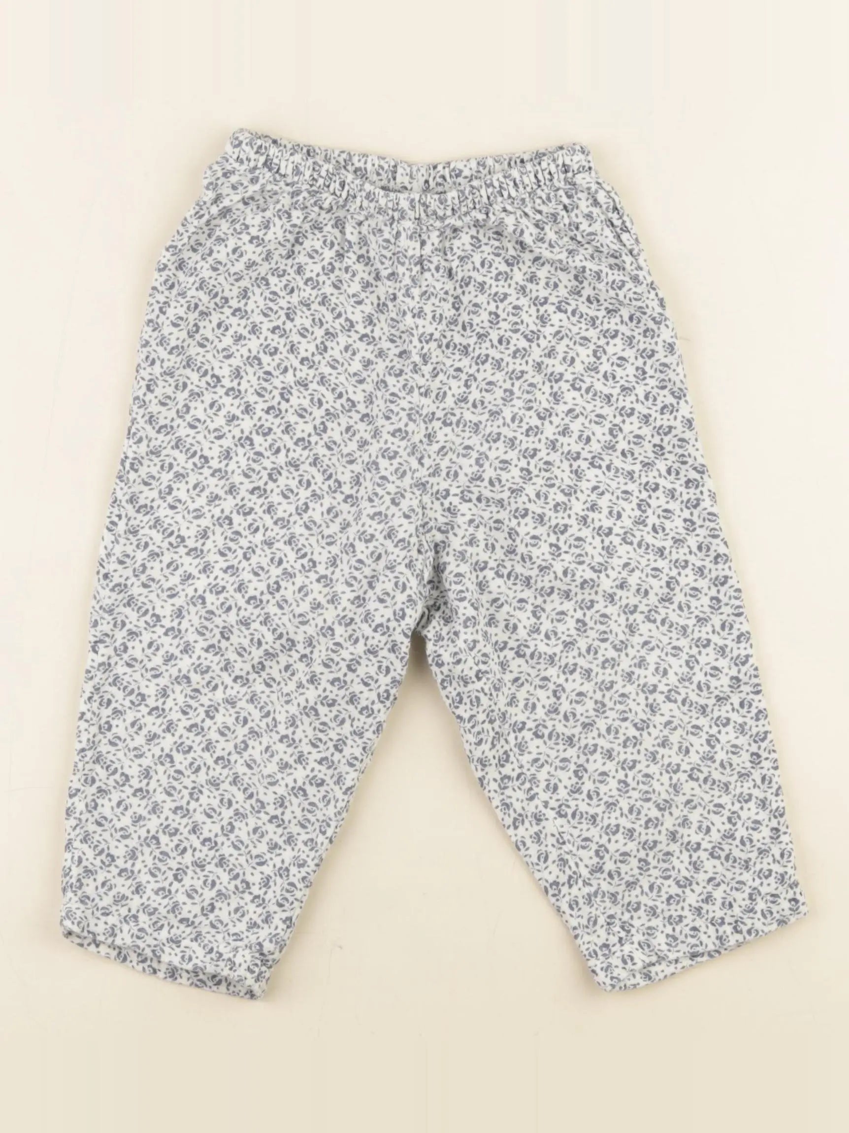 Petit Bateau - pantalon beige, bleu - 24 mois